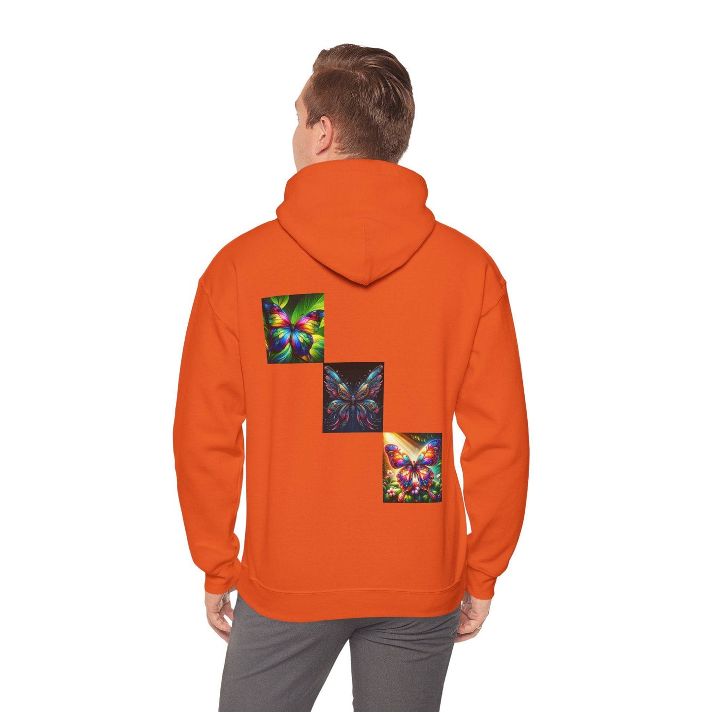Butterflies Unisex Heavy Blend™ Hooded Sweatshirt - Zion Legend Fashions