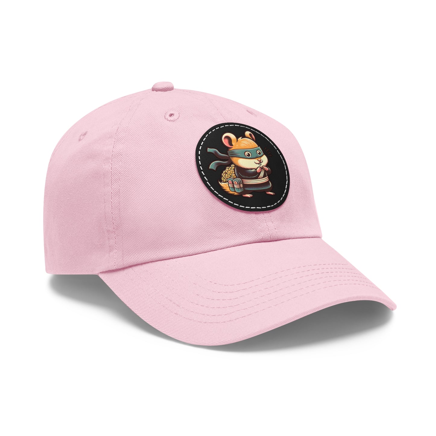 Tricky Mouse Dad Hat with Leather Patch (Round) - Available USA Only - Zion Legend Fashions