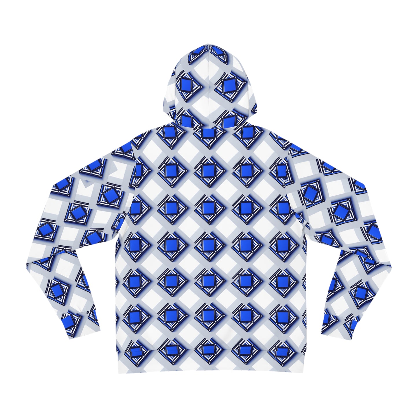 ZLF Blue Square Adult's Fashion Hoodie - Zion Legend Fashions