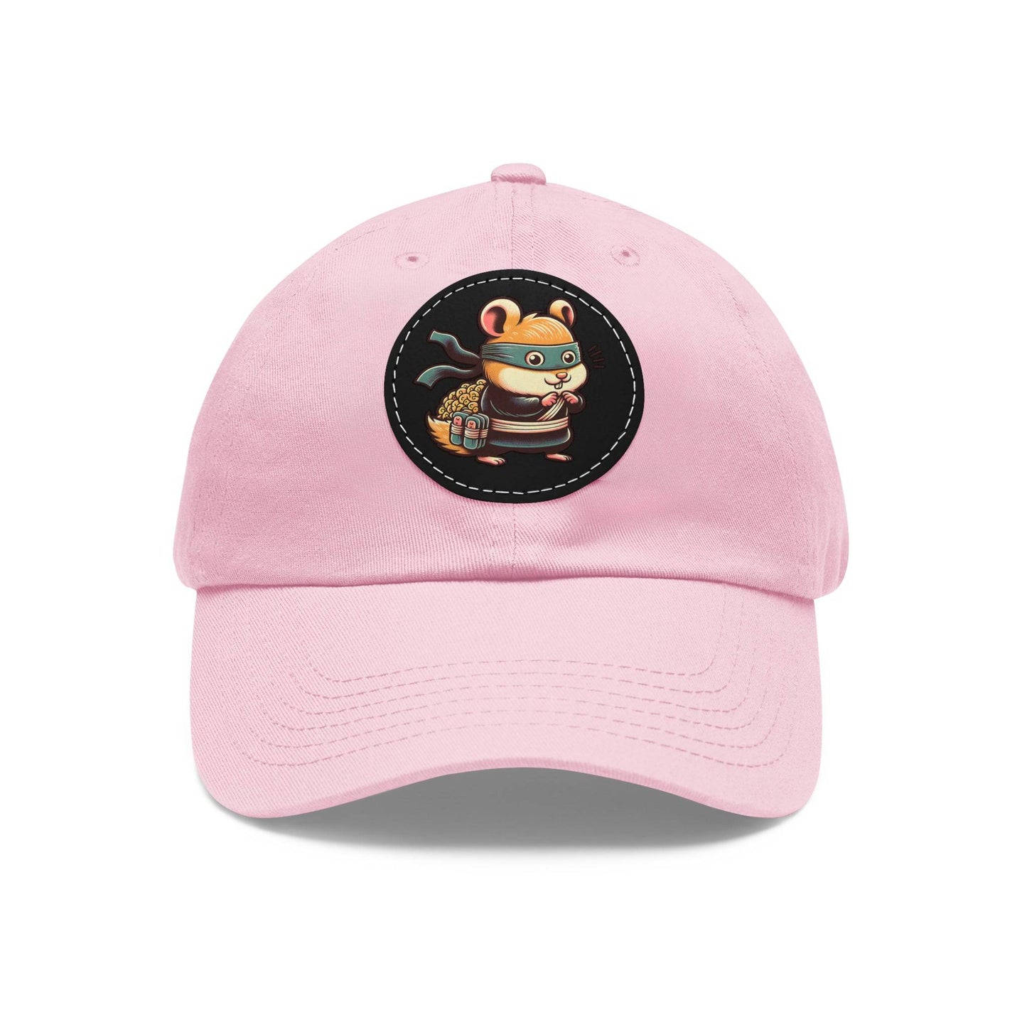 Tricky Mouse Dad Hat with Leather Patch (Round) - Available USA Only - Zion Legend Fashions