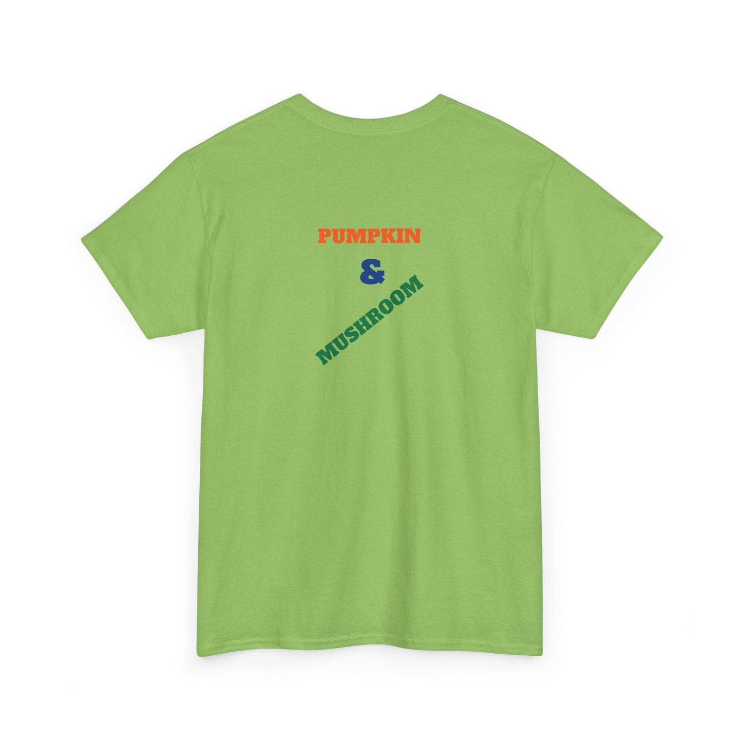 Pumpkin & Mushroom Unisex Heavy Cotton Tee - Zion Legend Fashions