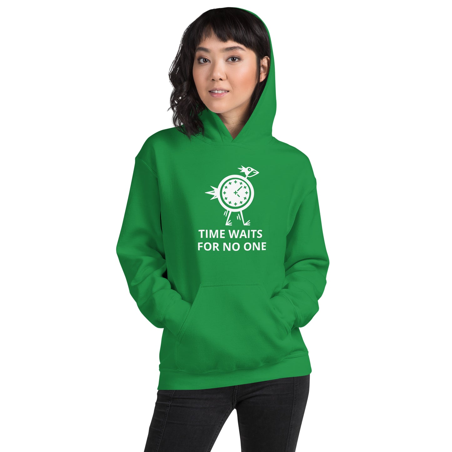 Time Waits for No One Gildan 8500 Unisex Hoodie - Zion Legend Fashions