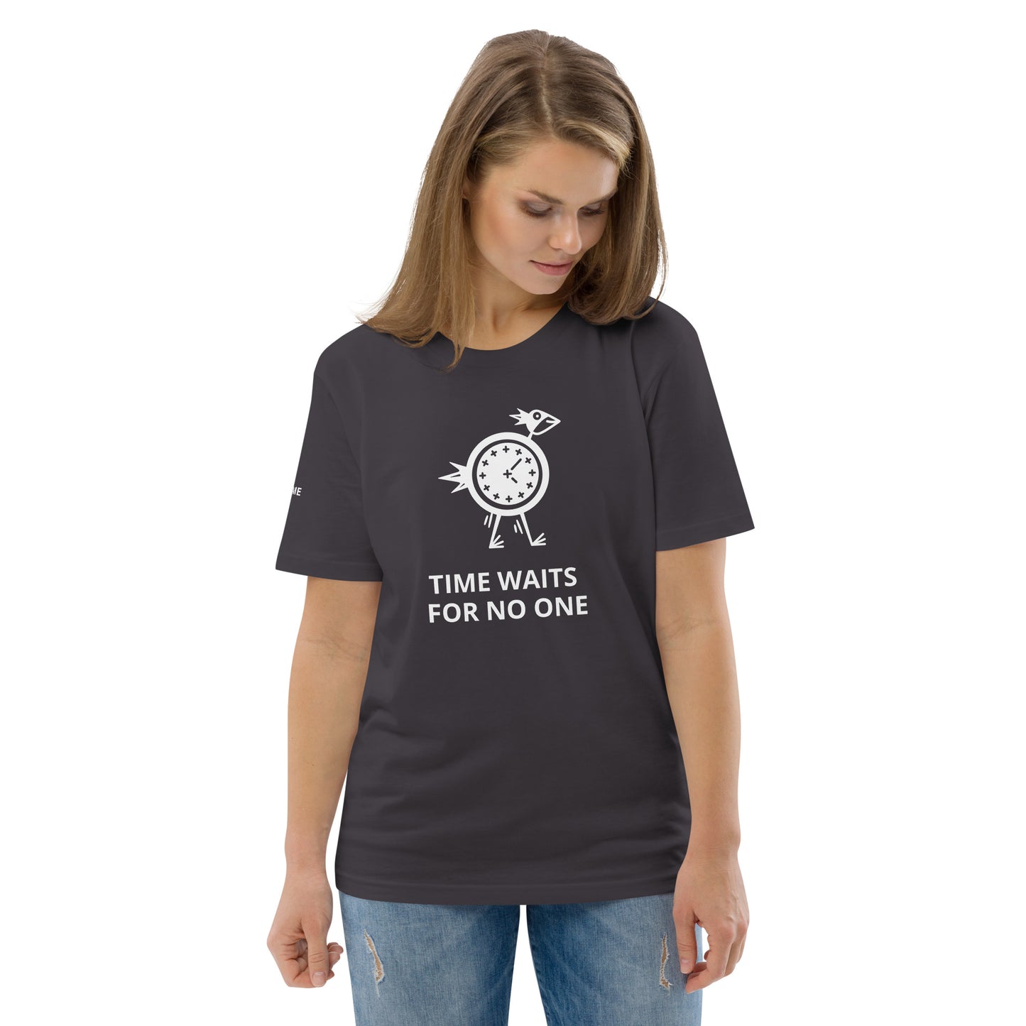 TIME WAITS FOR NO ONE Unisex organic cotton t-shirt - Zion Legend Fashions