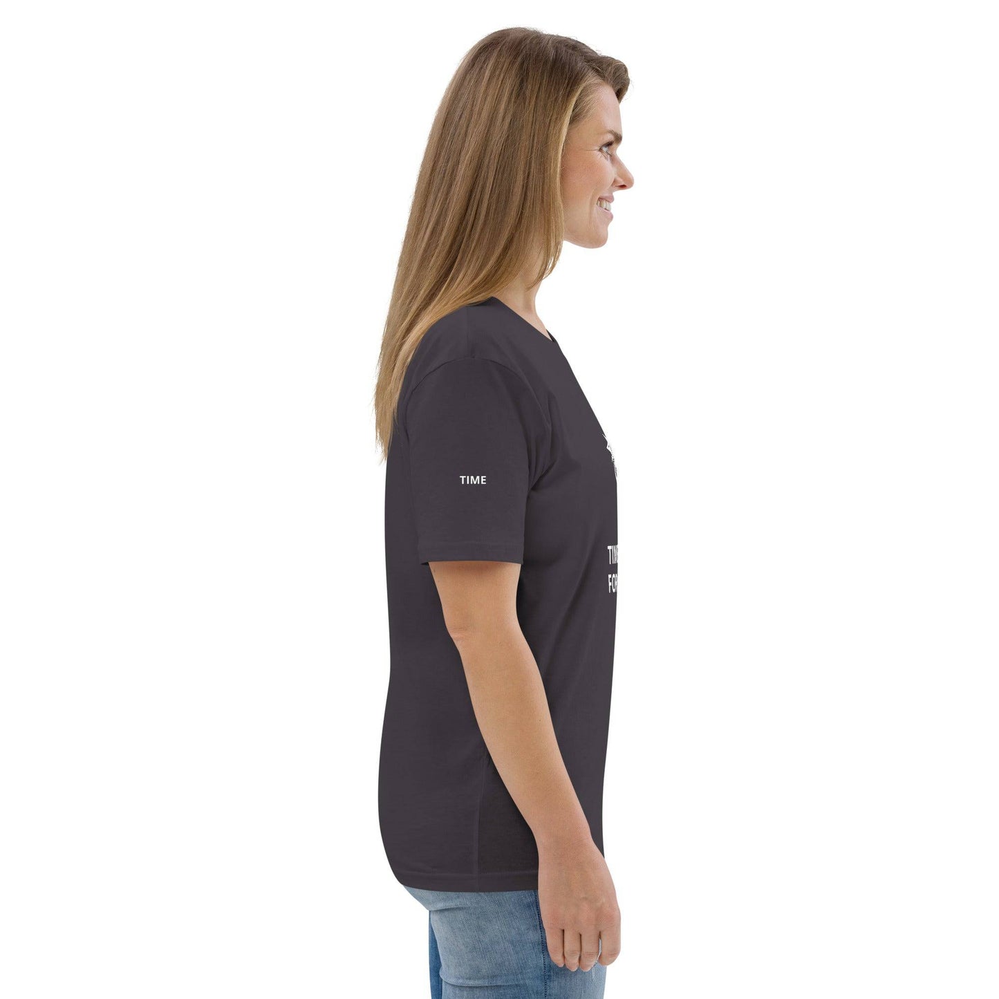 TIME WAITS FOR NO ONE Unisex organic cotton t-shirt - Zion Legend Fashions