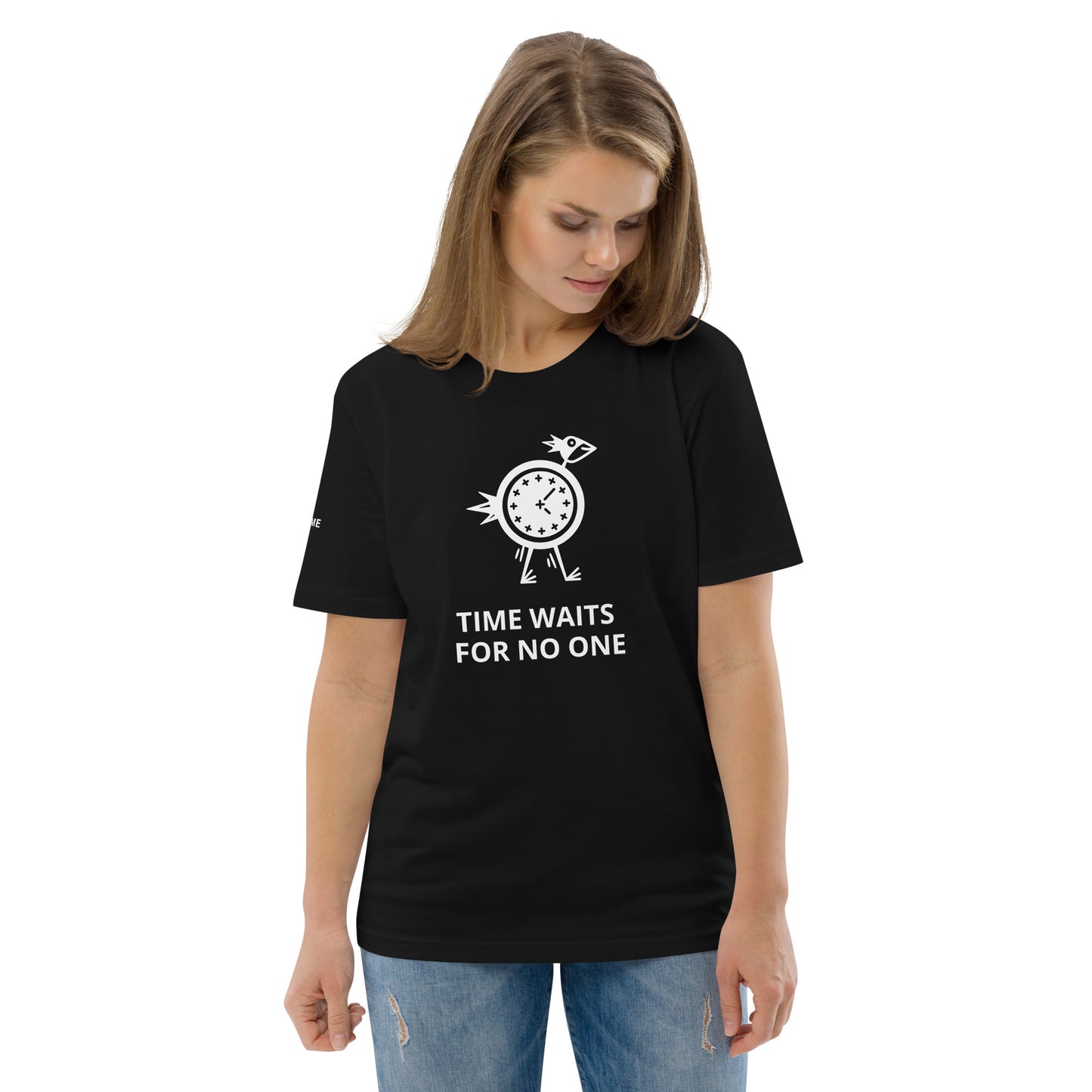 TIME WAITS FOR NO ONE Unisex organic cotton t-shirt - Zion Legend Fashions