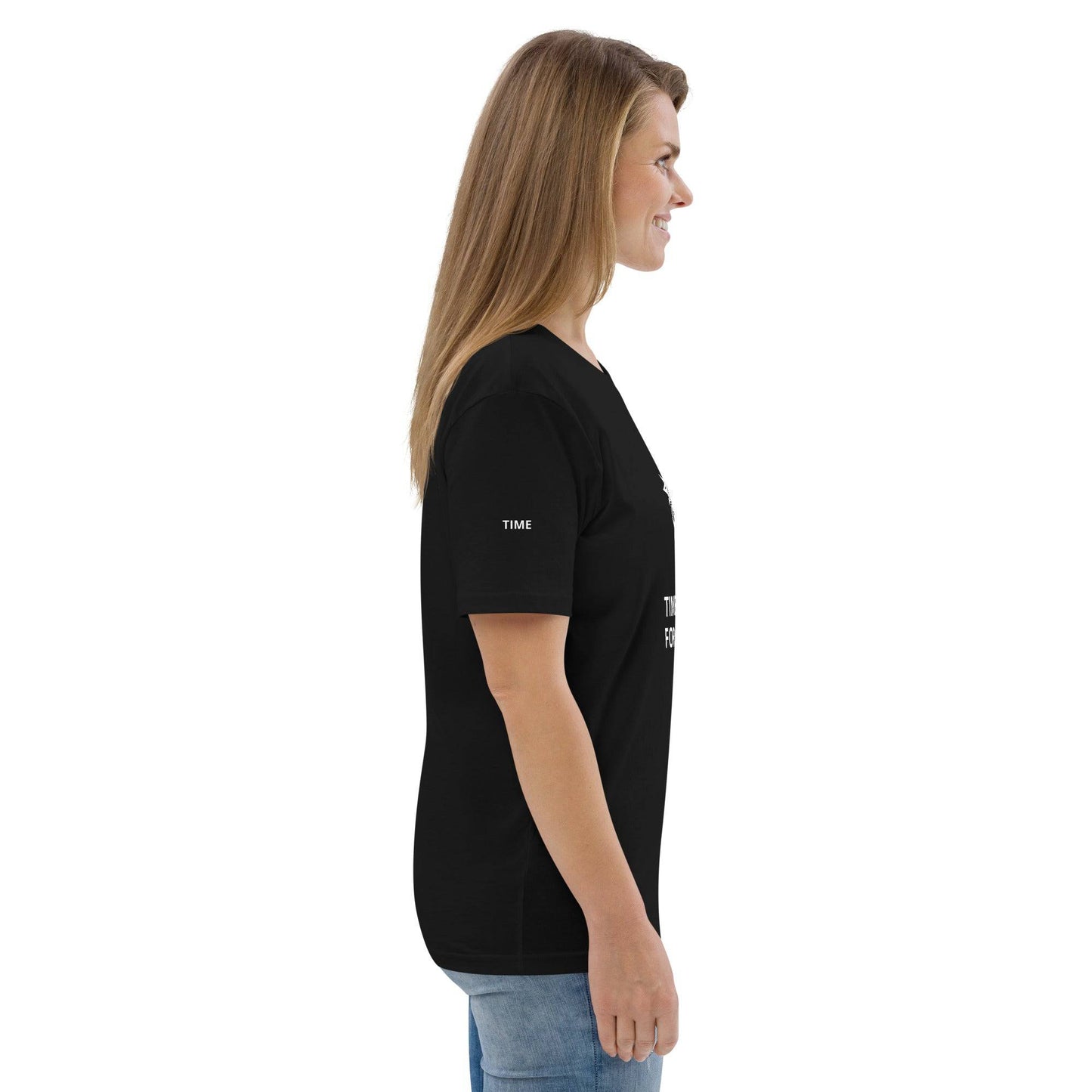 TIME WAITS FOR NO ONE Unisex organic cotton t-shirt - Zion Legend Fashions
