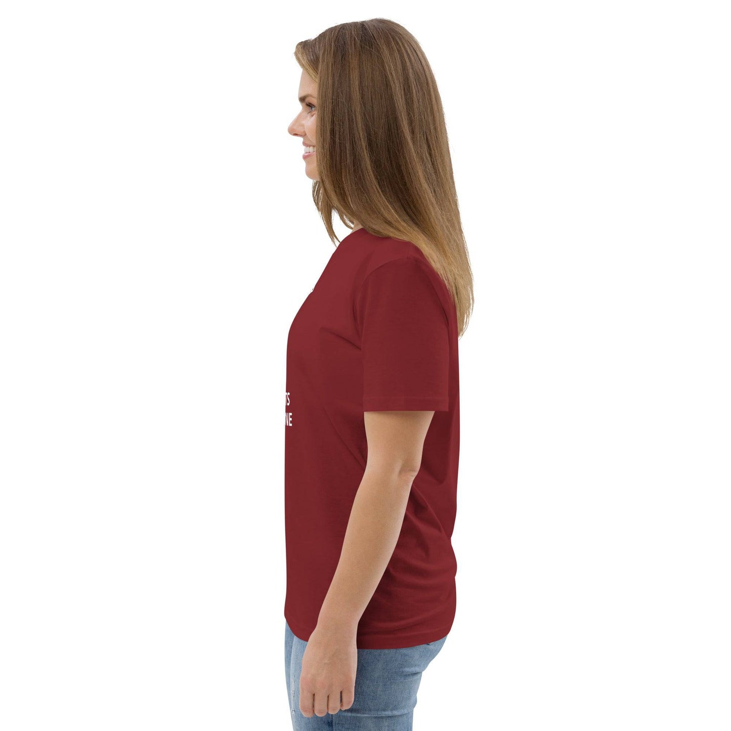 TIME WAITS FOR NO ONE Unisex organic cotton t-shirt - Zion Legend Fashions