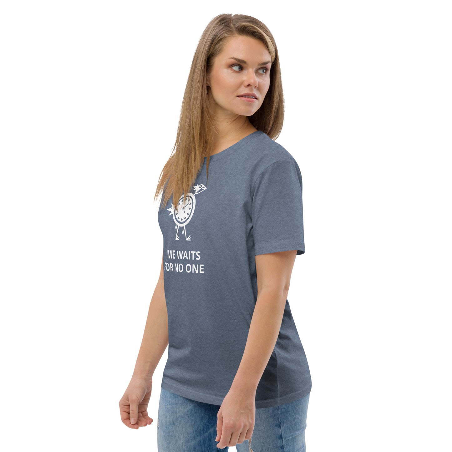 TIME WAITS FOR NO ONE Unisex organic cotton t-shirt - Zion Legend Fashions