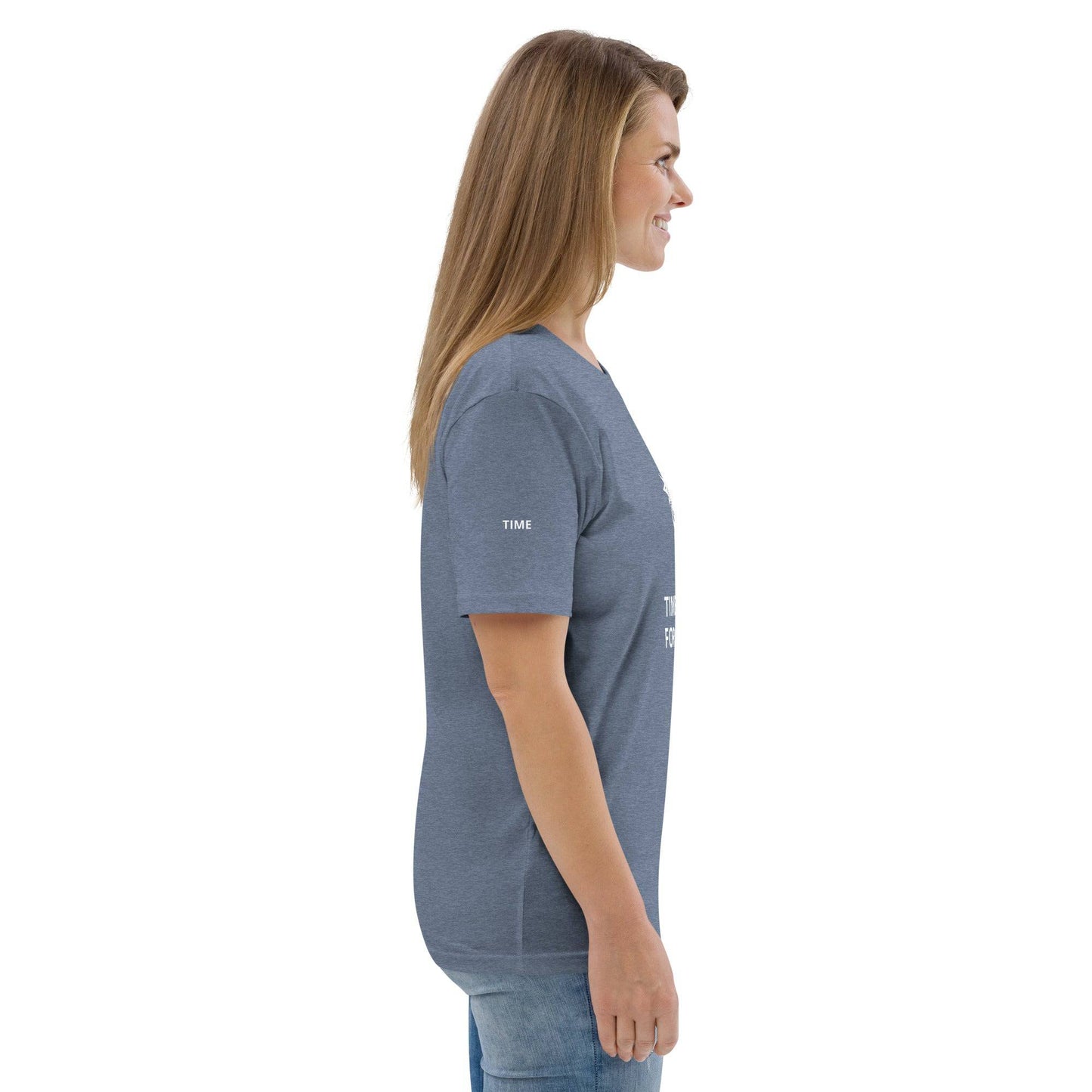 TIME WAITS FOR NO ONE Unisex organic cotton t-shirt - Zion Legend Fashions