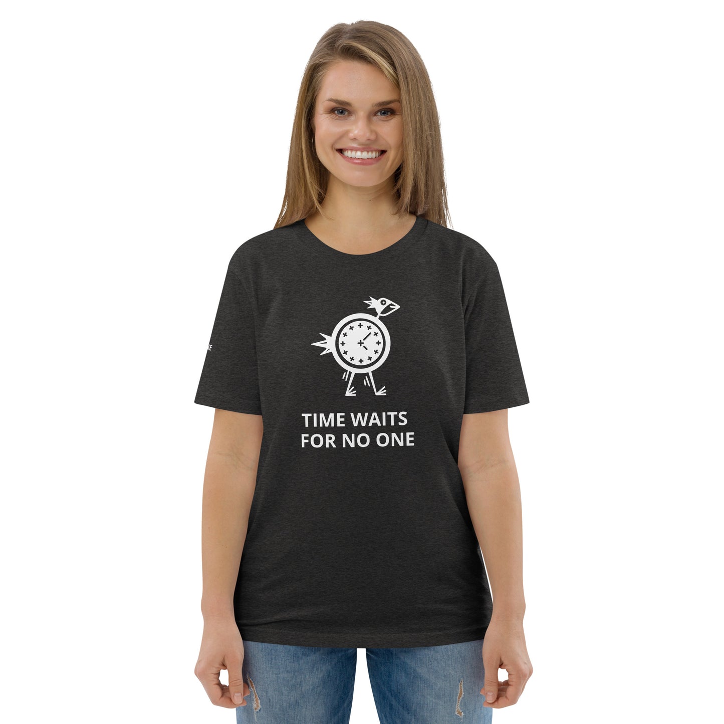 TIME WAITS FOR NO ONE Unisex organic cotton t-shirt - Zion Legend Fashions