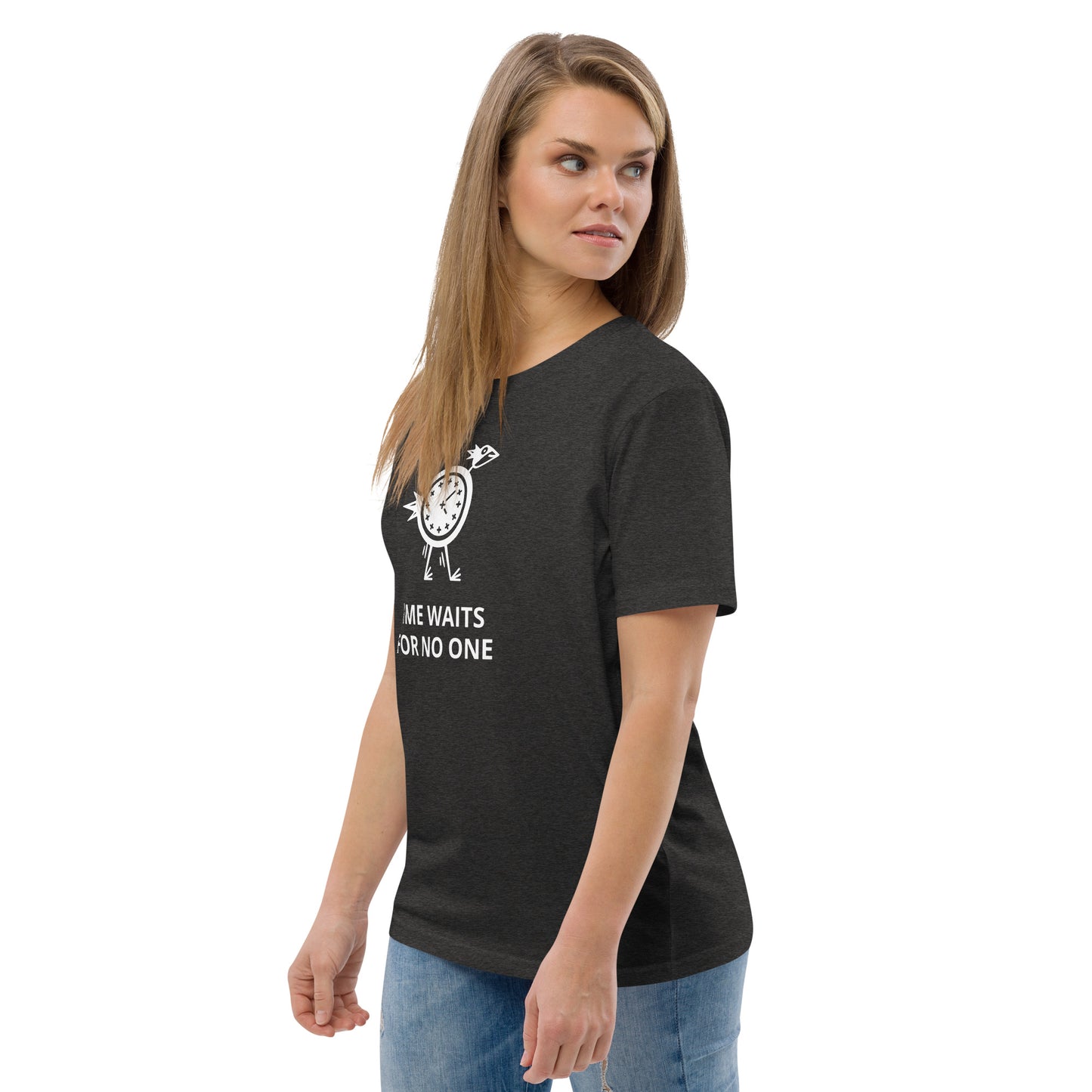 TIME WAITS FOR NO ONE Unisex organic cotton t-shirt - Zion Legend Fashions