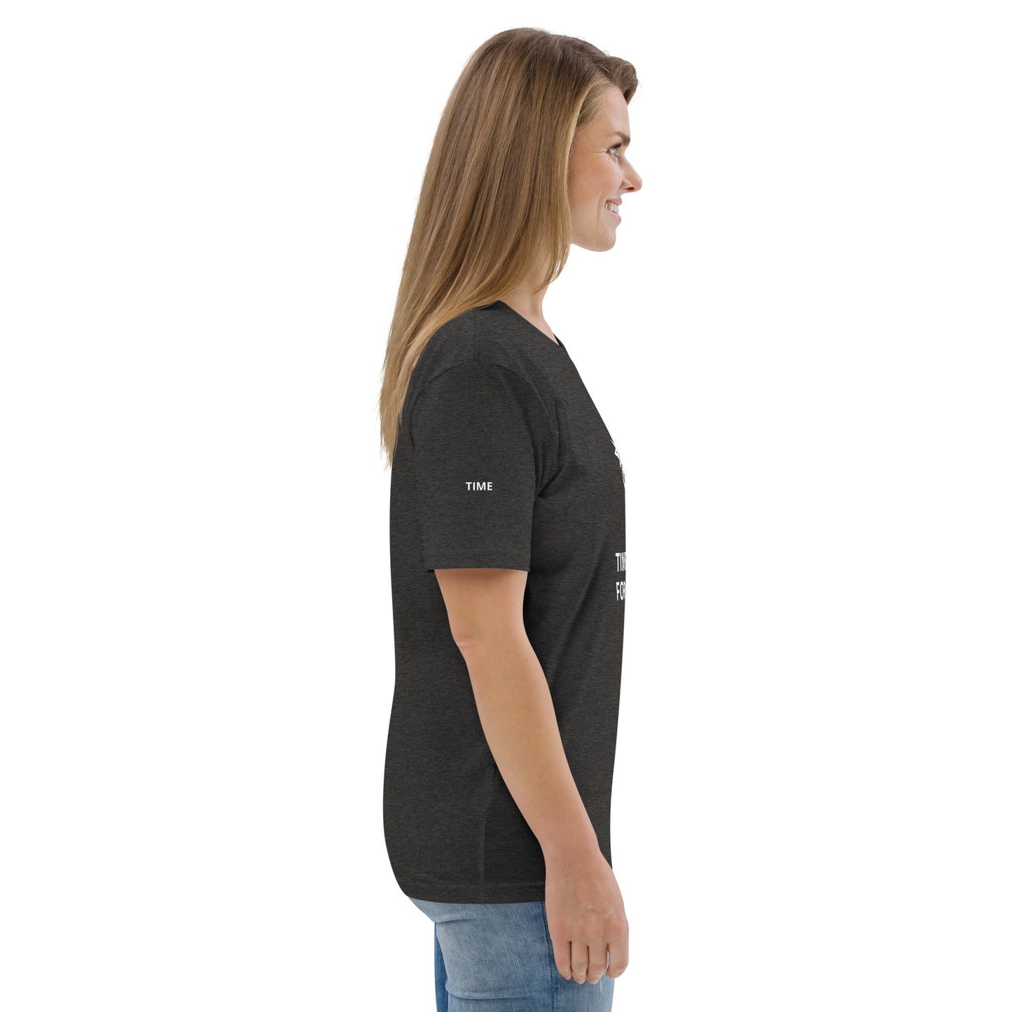 TIME WAITS FOR NO ONE Unisex organic cotton t-shirt - Zion Legend Fashions