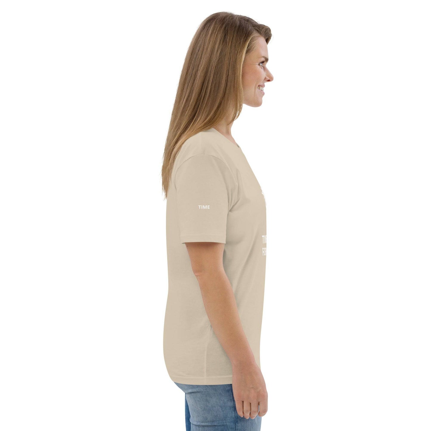 TIME WAITS FOR NO ONE Unisex organic cotton t-shirt - Zion Legend Fashions