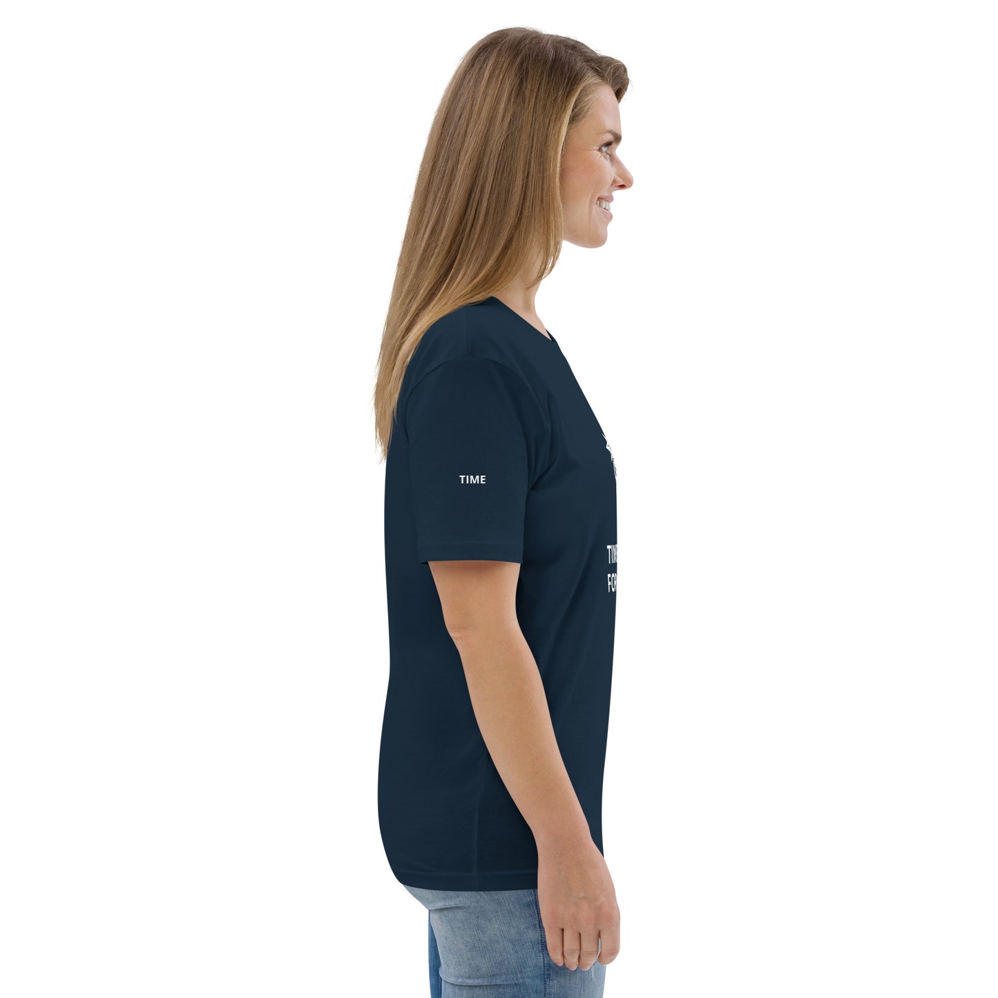 TIME WAITS FOR NO ONE Unisex organic cotton t-shirt - Zion Legend Fashions