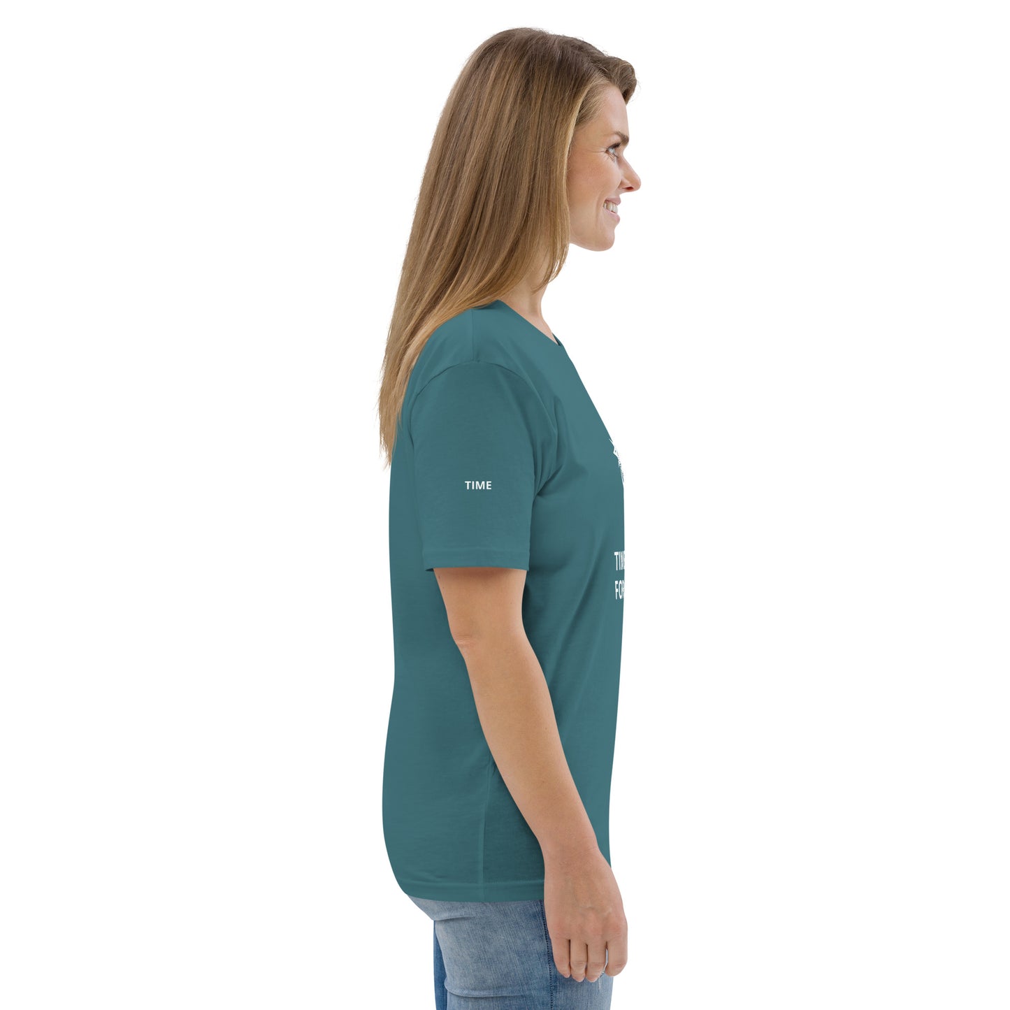TIME WAITS FOR NO ONE Unisex organic cotton t-shirt - Zion Legend Fashions