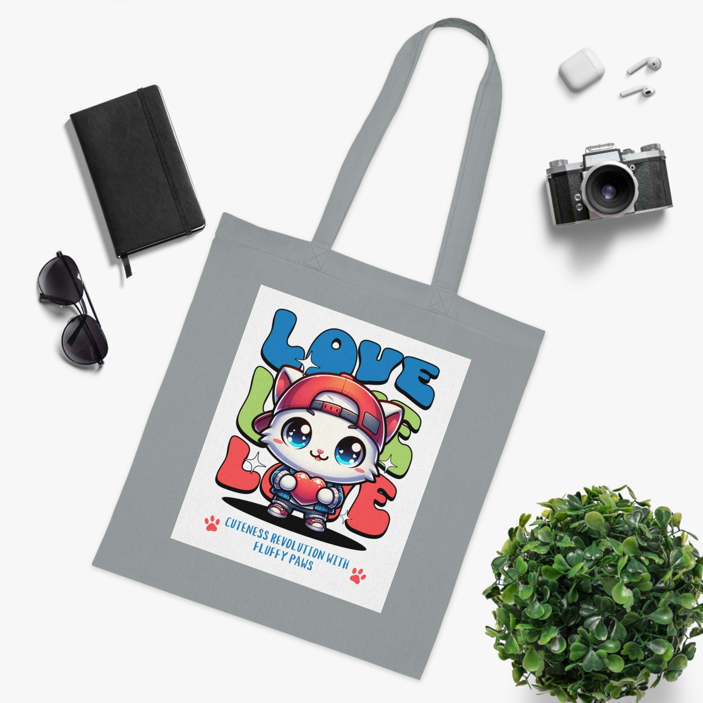 Love Bags Cotton Tote  -  Available UK and Europe Only - Zion Legend Fashions