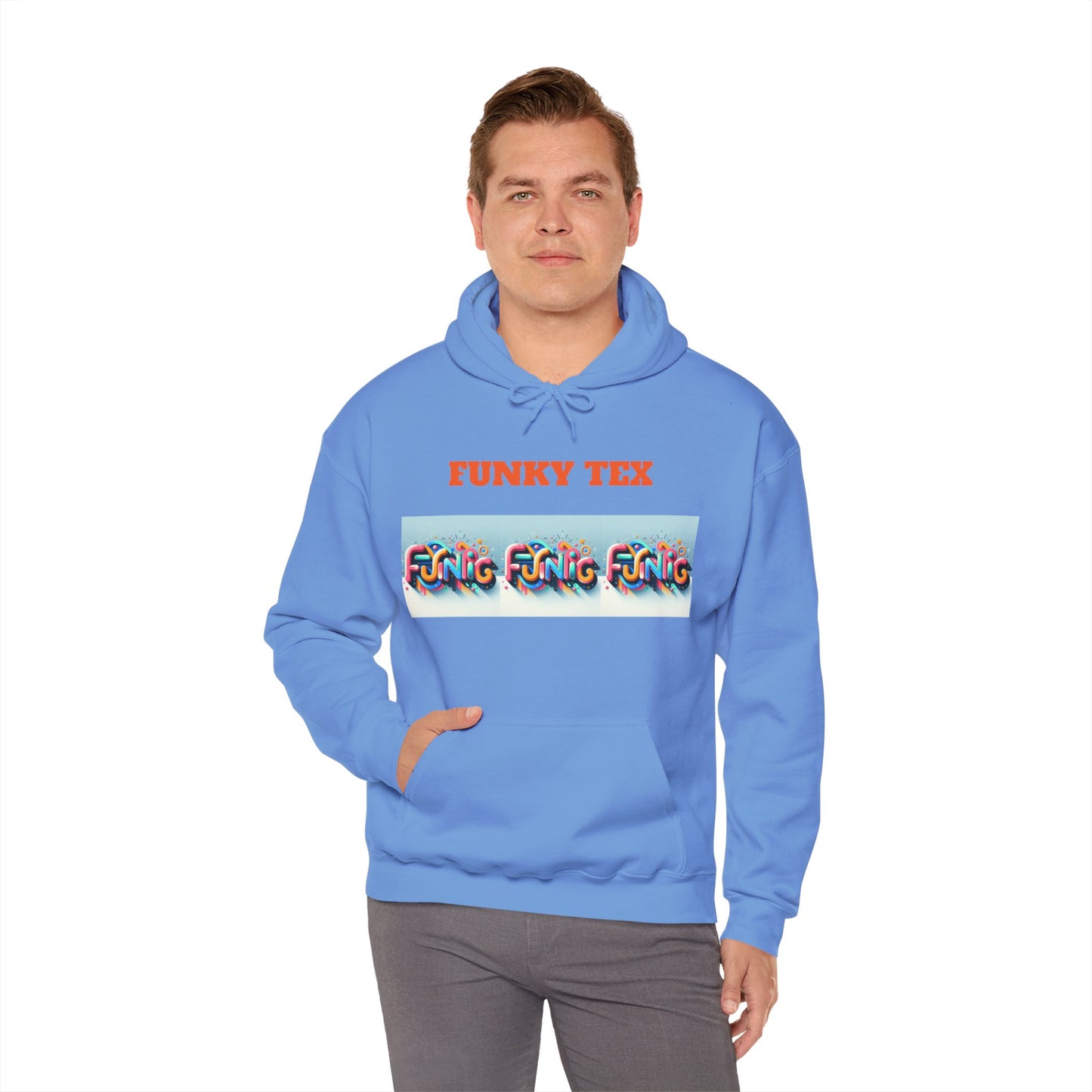 Funky Tex Unisex Heavy Blend™ Hooded Sweatshirt - Zion Legend Fashions