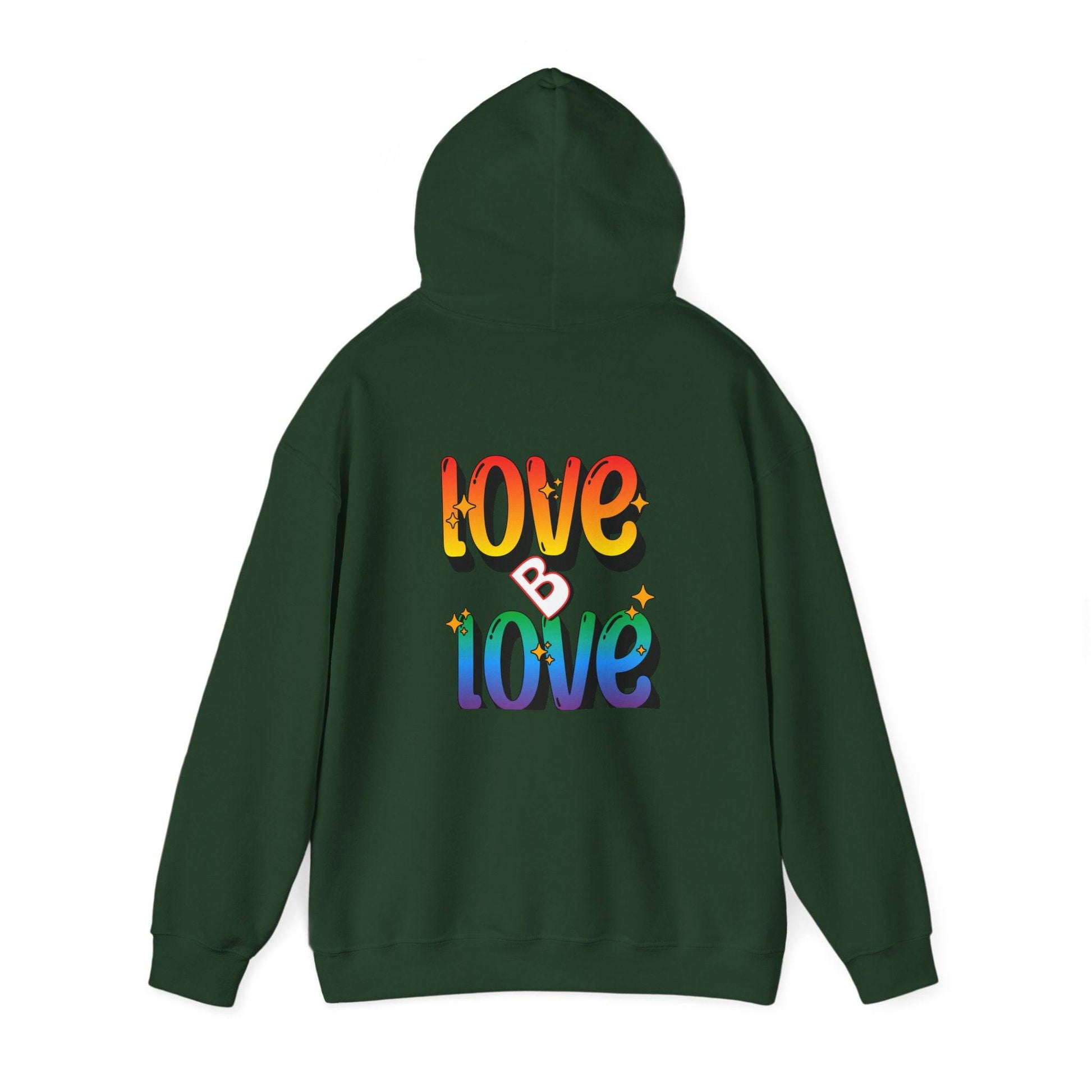 Love B Love  Vibrant colourful Unisex Heavy Hoodies sweatshirt - Zion Legend Fashions
