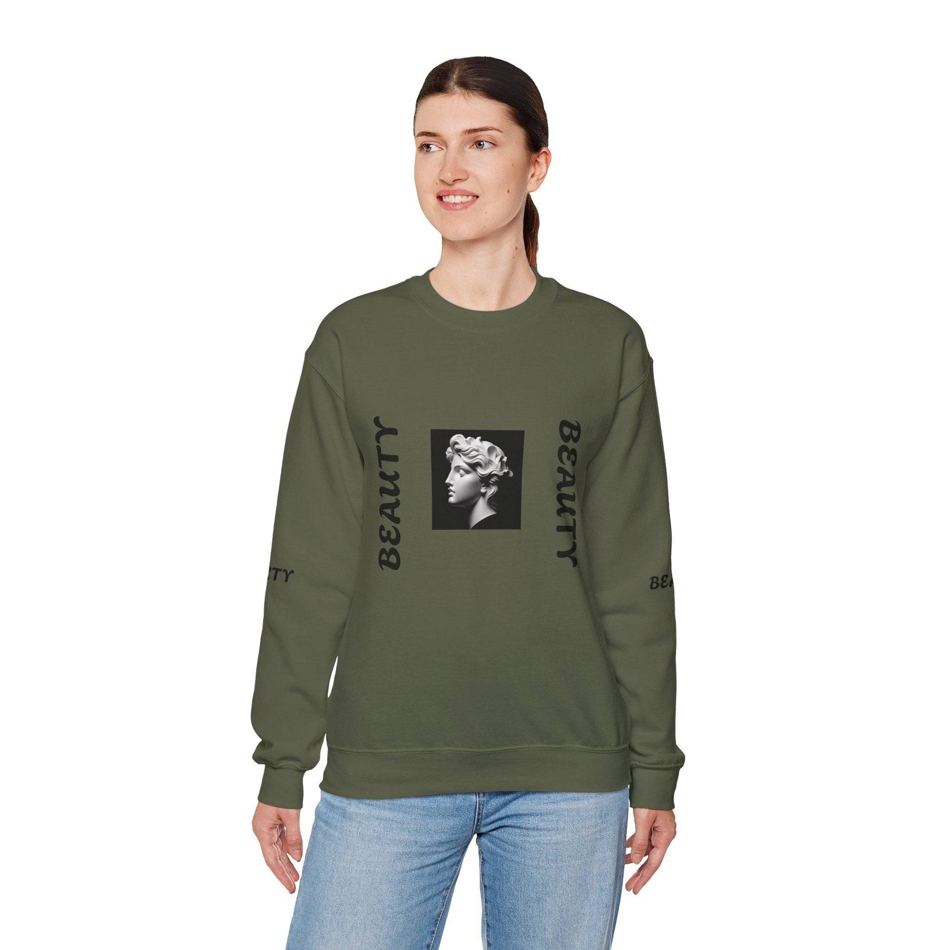Beauty Unisex Heavy Blend™ Crewneck Sweatshirt - Zion Legend Fashions