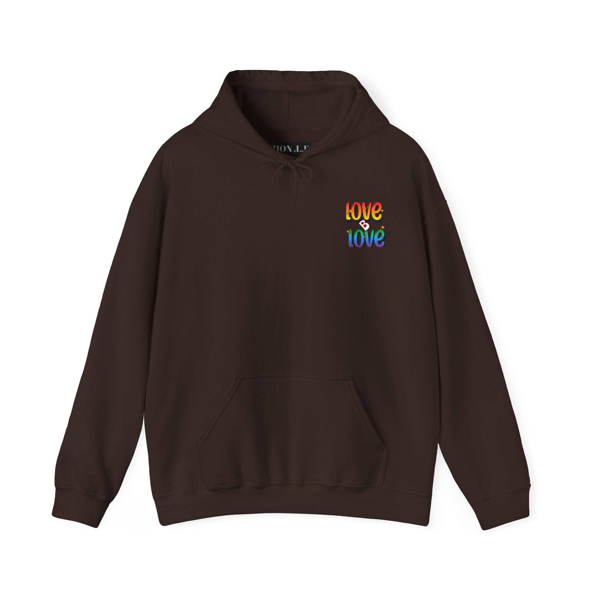 Love B Love  Vibrant colourful Unisex Heavy Hoodies sweatshirt - Zion Legend Fashions