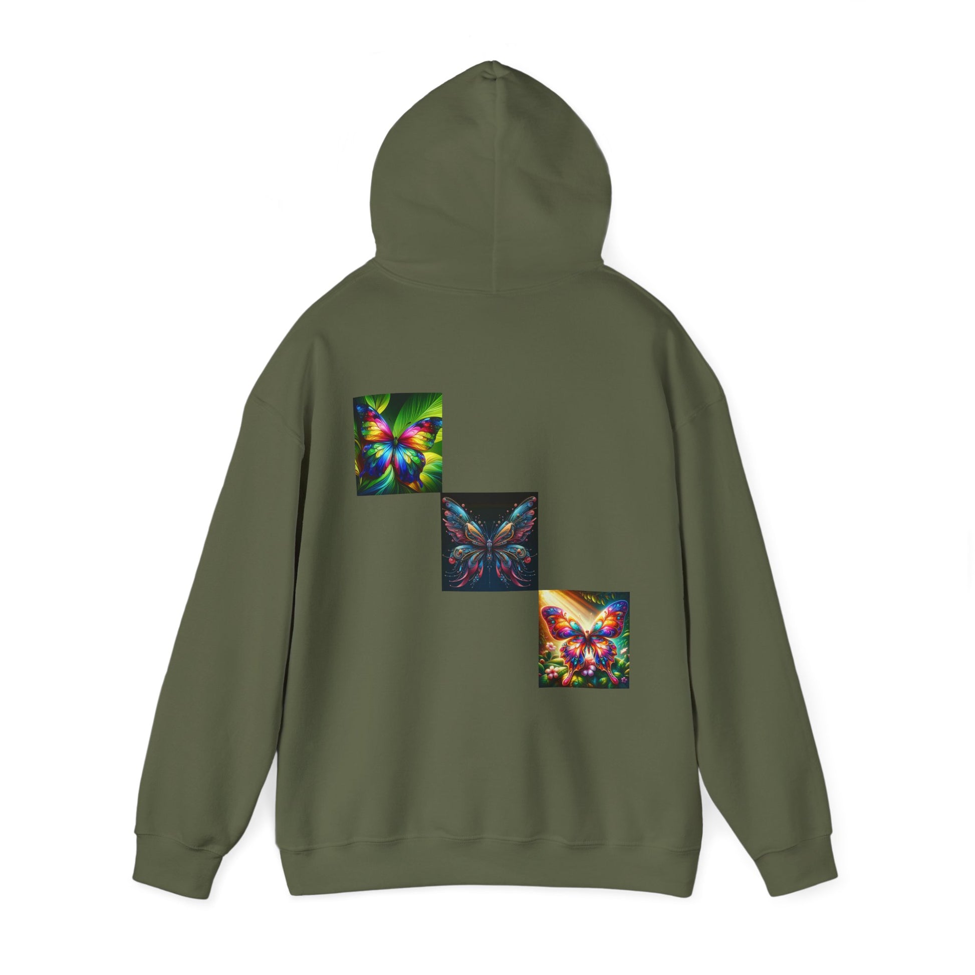 Butterflies Unisex Heavy Blend™ Hooded Sweatshirt - Zion Legend Fashions