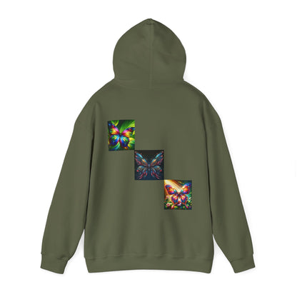 Butterflies Unisex Heavy Blend™ Hooded Sweatshirt - Zion Legend Fashions