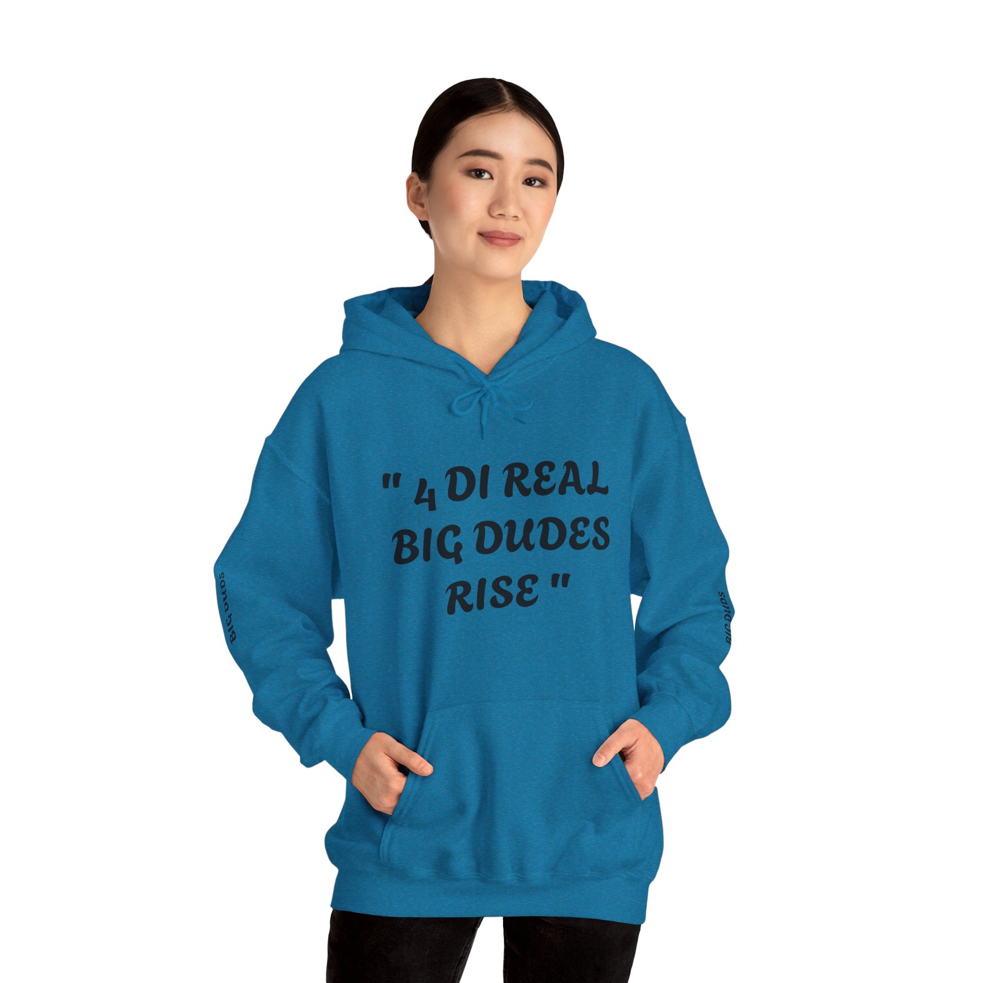 4 Di Real Big Dudes Rise Unisex Heavy Blend™ Hooded Sweatshirt - Zion Legend Fashions