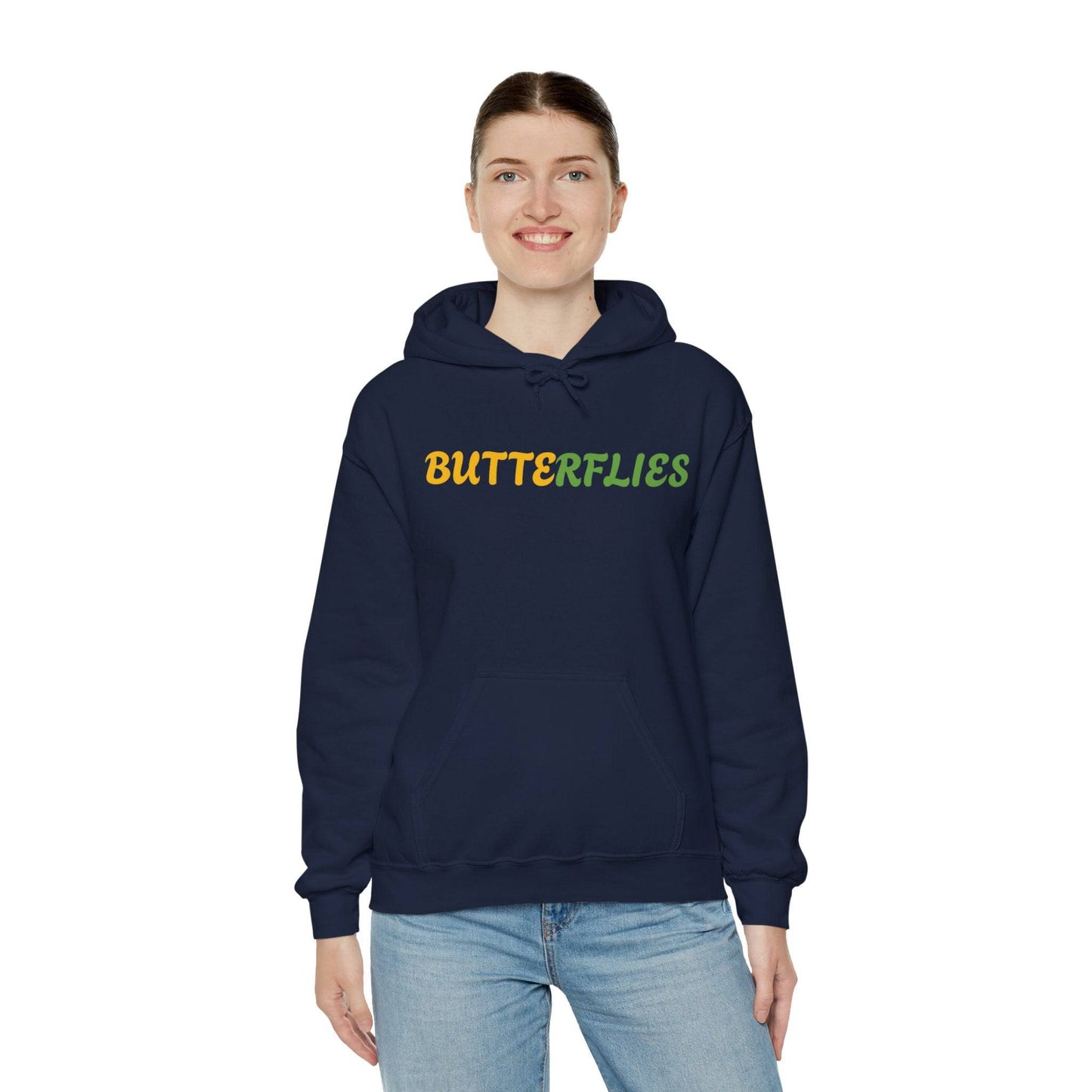 Butterflies Unisex Heavy Blend™ Hooded Sweatshirt - Zion Legend Fashions
