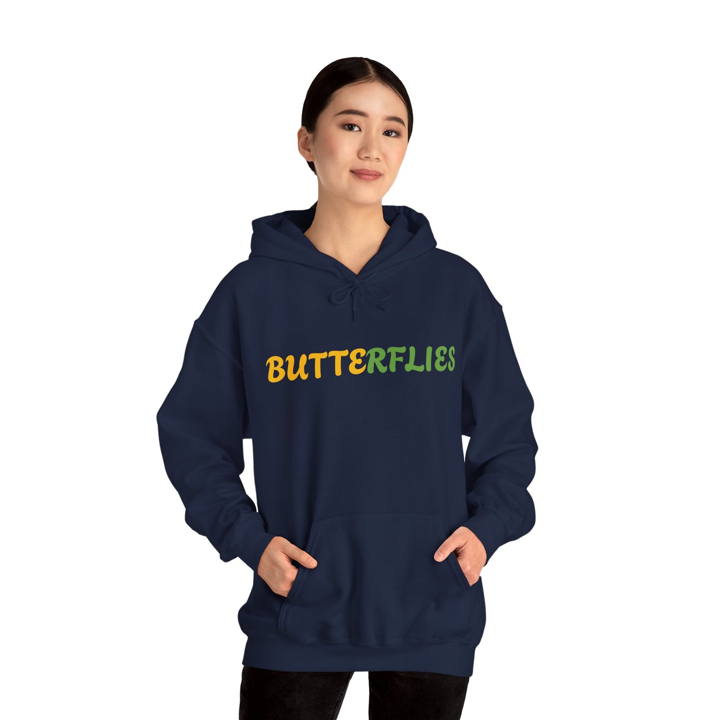 Butterflies Unisex Heavy Blend™ Hooded Sweatshirt - Zion Legend Fashions