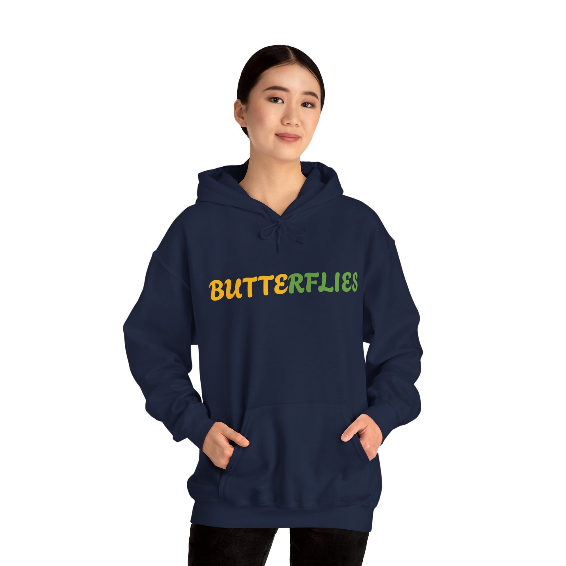 Butterflies Unisex Heavy Blend™ Hooded Sweatshirt - Zion Legend Fashions