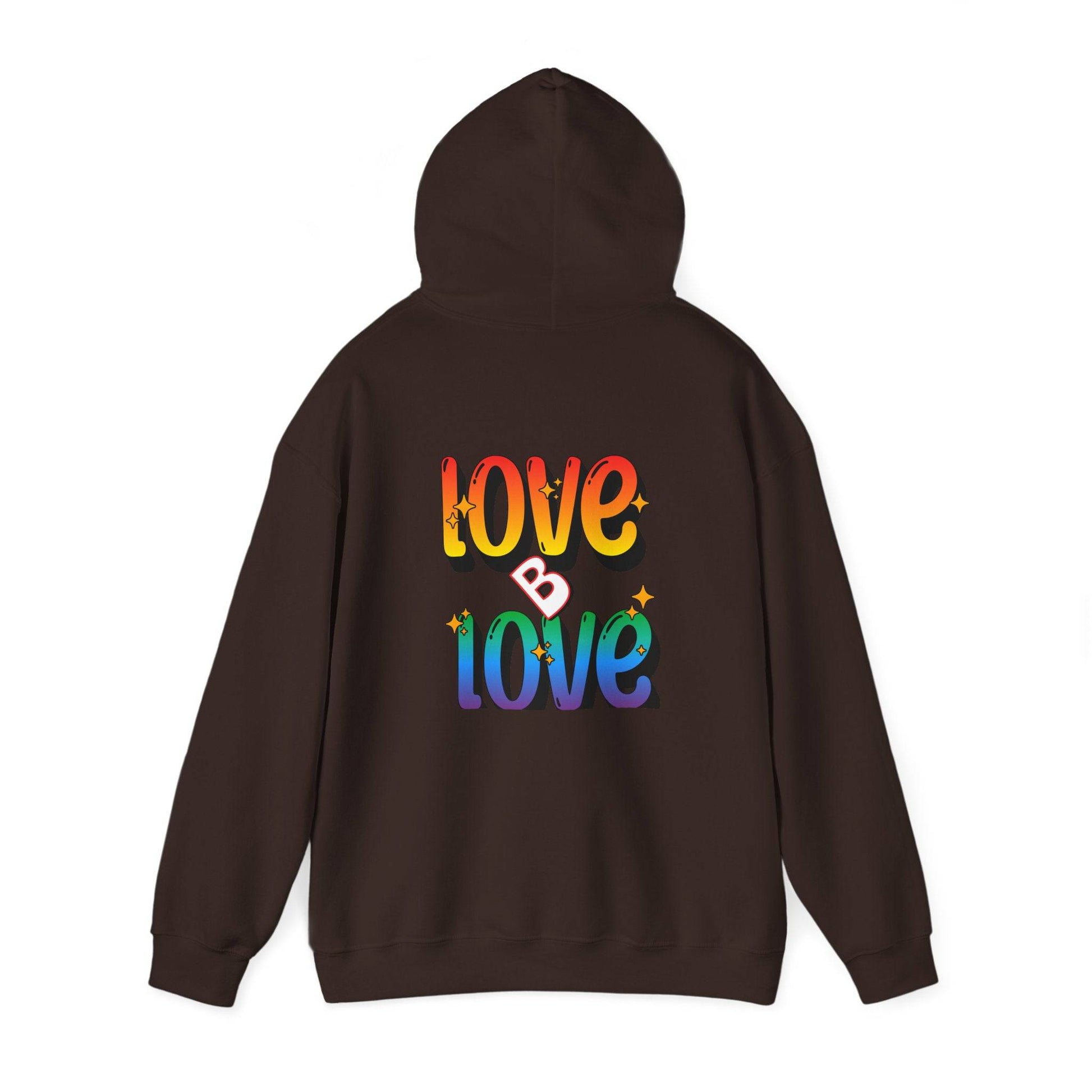Love B Love  Vibrant colourful Unisex Heavy Hoodies sweatshirt - Zion Legend Fashions