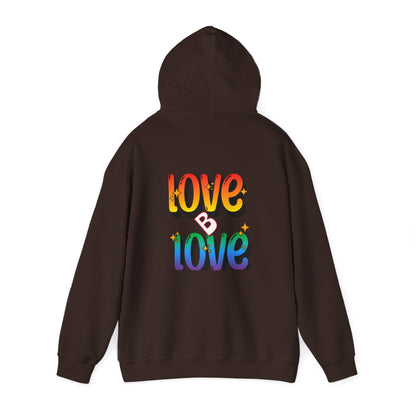 Love B Love  Vibrant colourful Unisex Heavy Hoodies sweatshirt - Zion Legend Fashions