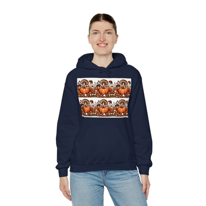 Pumpkin & Mushroom Unisex Heavy Blend™ Hooded Sweatshirt - Zion Legend Fashions