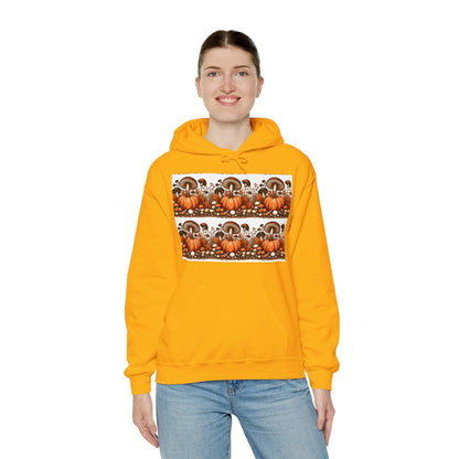 Pumpkin & Mushroom Unisex Heavy Blend™ Hooded Sweatshirt - Zion Legend Fashions