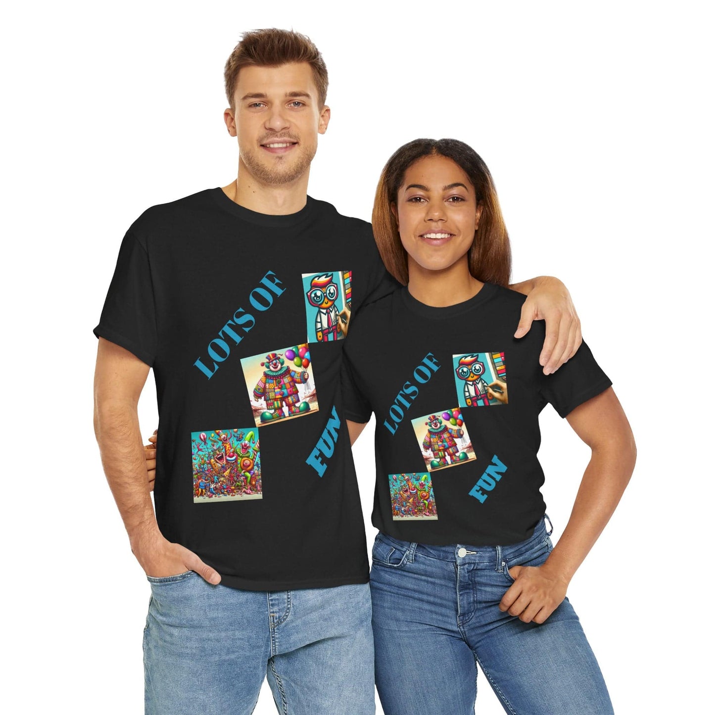 Lots of Fun Unisex  Heavy US Cotton T-Shirt - Zion Legend Fashions