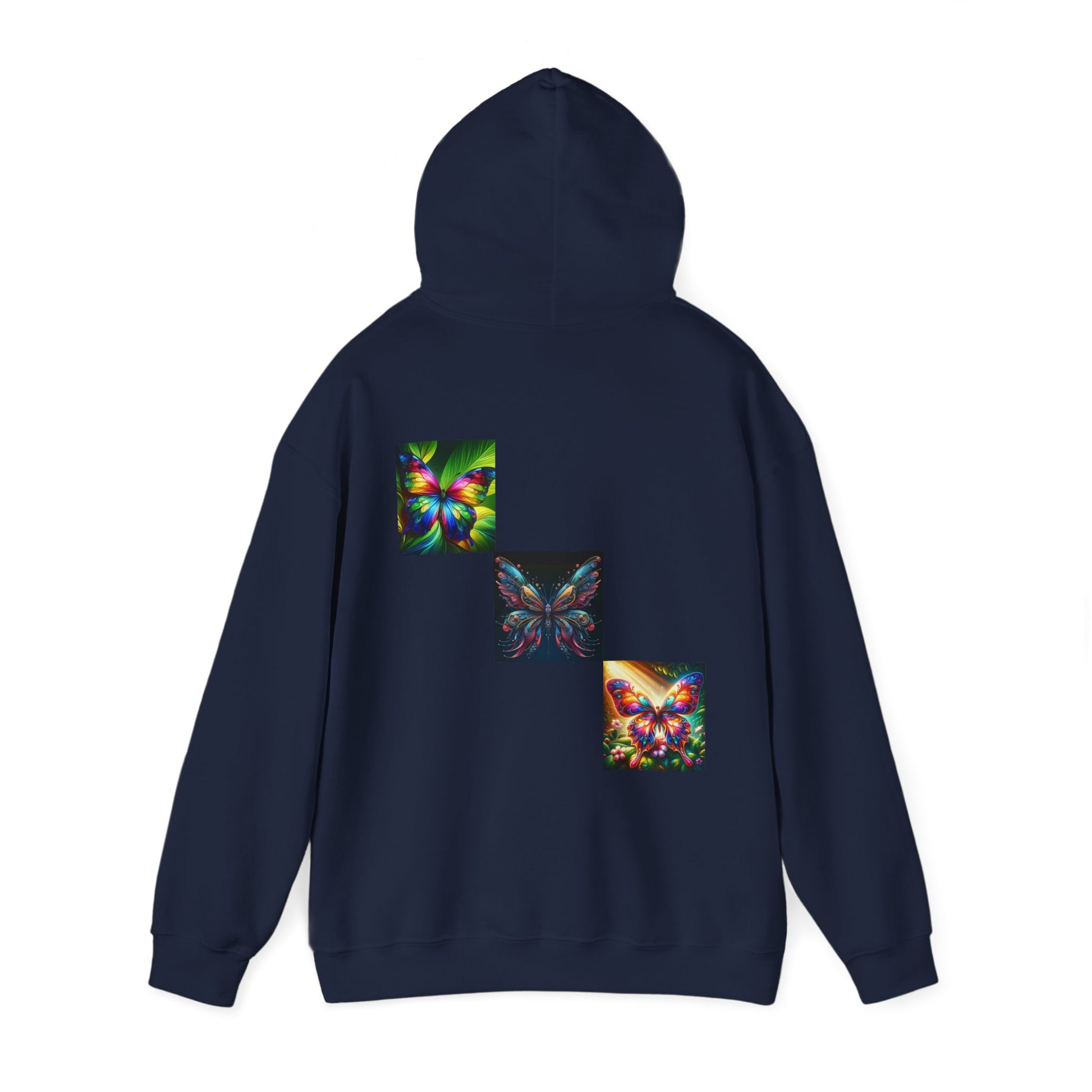 Butterflies Unisex Heavy Blend™ Hooded Sweatshirt - Zion Legend Fashions