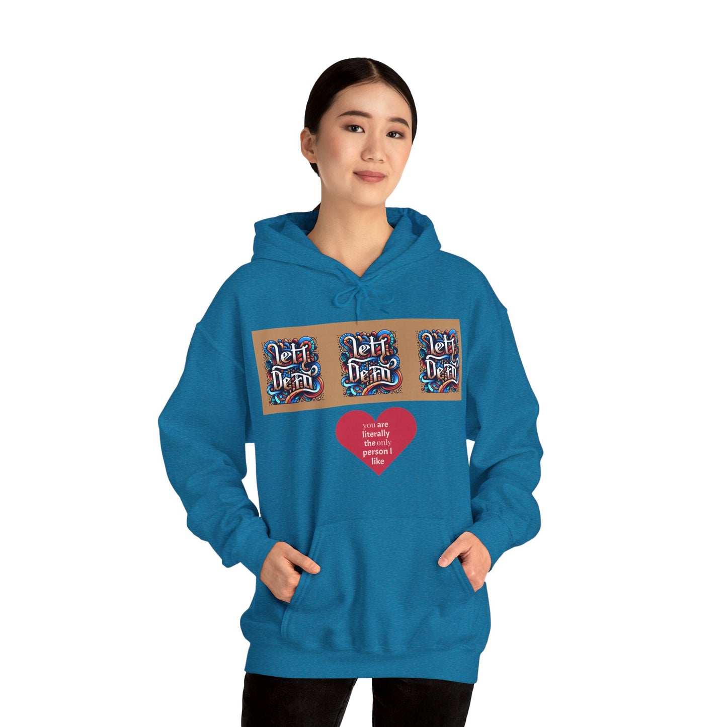 Funky Lett Unisex Heavy Blend™ Hooded Sweatshirt - Zion Legend Fashions