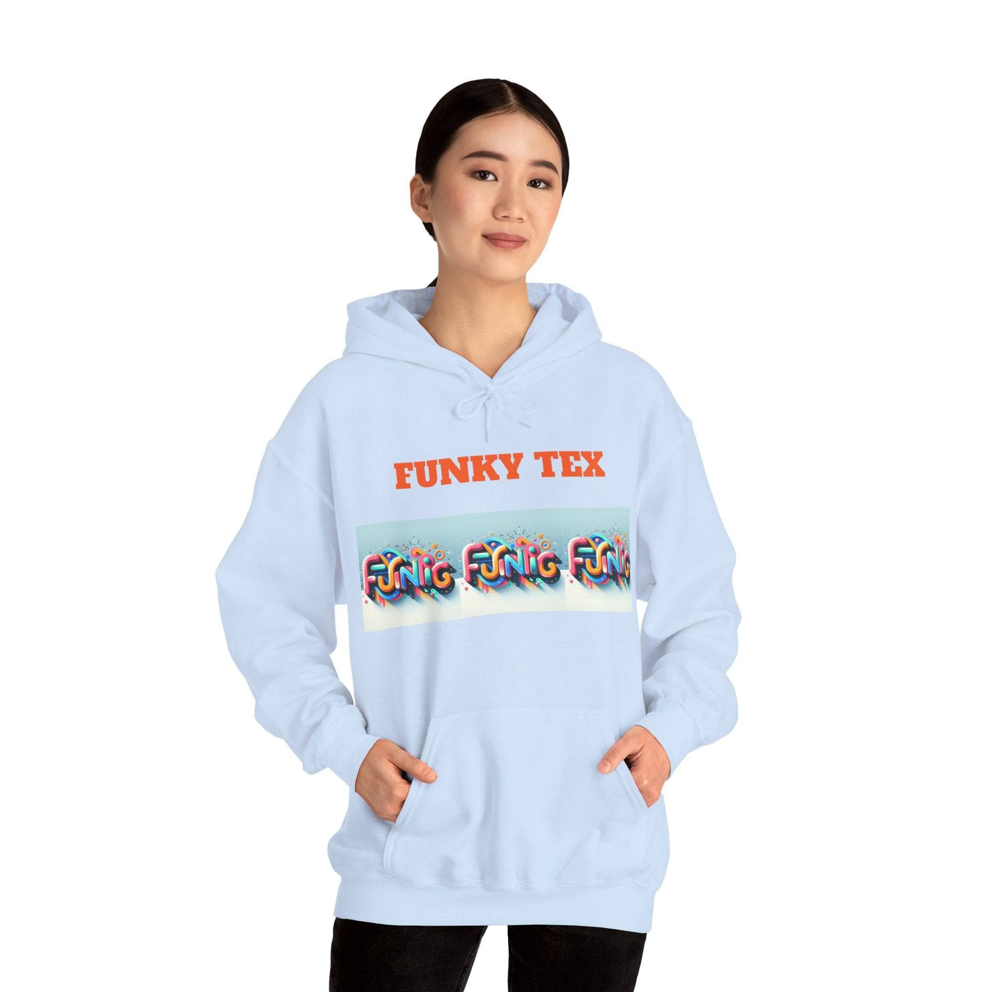 Funky Tex Unisex Heavy Blend™ Hooded Sweatshirt - Zion Legend Fashions