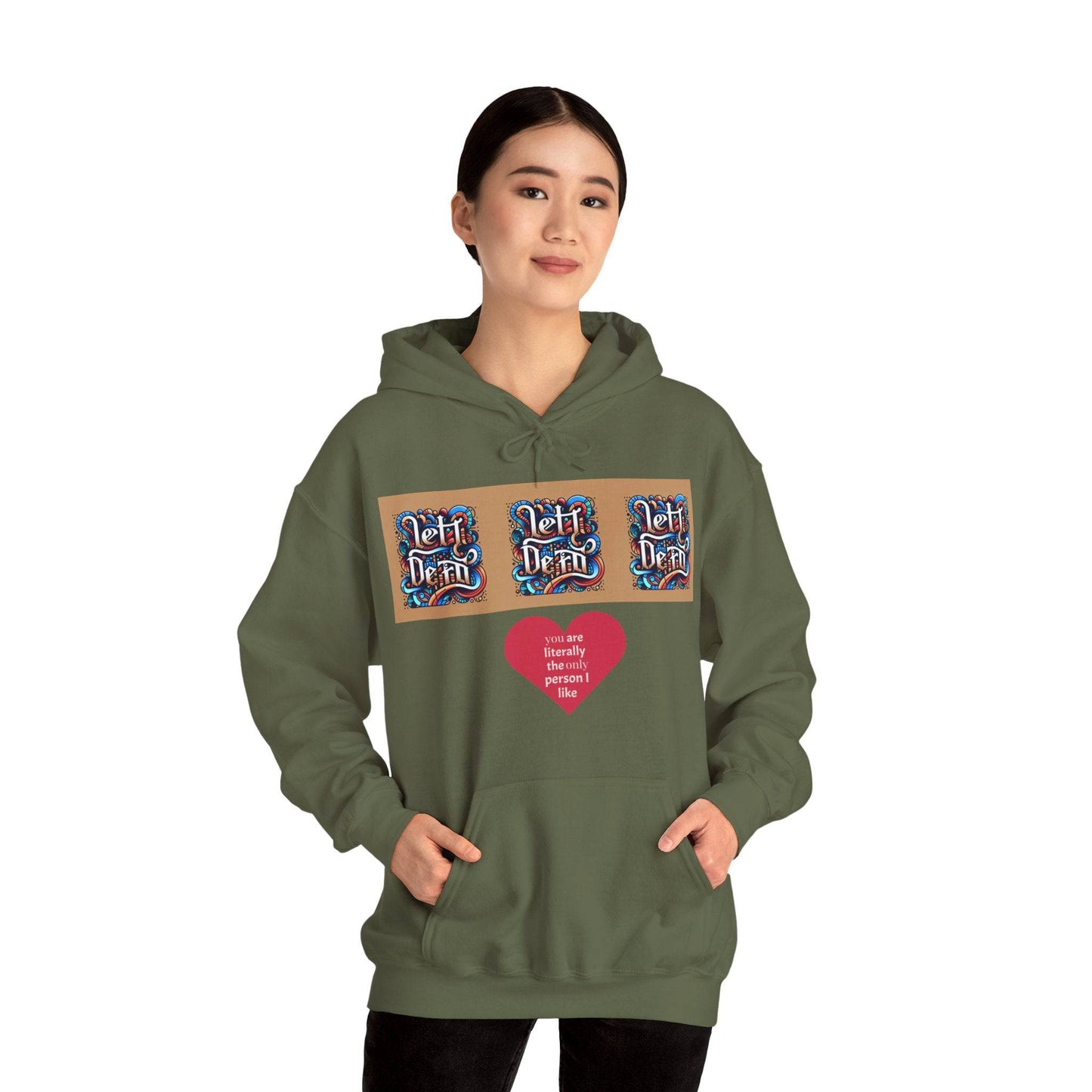 Funky Lett Unisex Heavy Blend™ Hooded Sweatshirt - Zion Legend Fashions