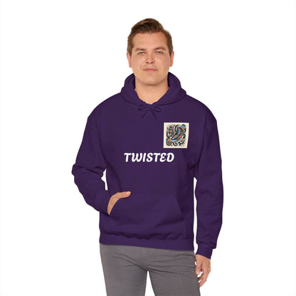 Twisted White  Unisex Heavy Blend™ Hooded Sweatshirt - Zion Legend Fashions