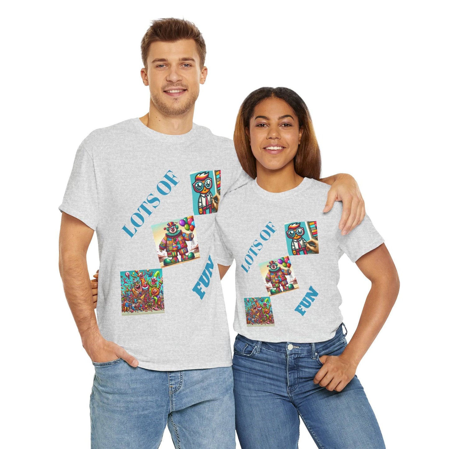 Lots of Fun Unisex  Heavy US Cotton T-Shirt - Zion Legend Fashions