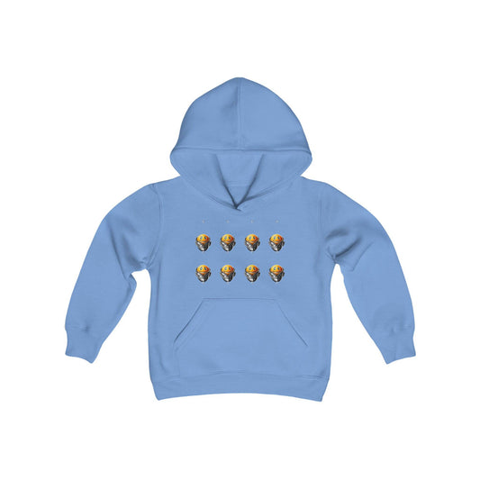 Mask Youth Heavy Blend Hooded Sweatshirt - Zion Legend Fashions