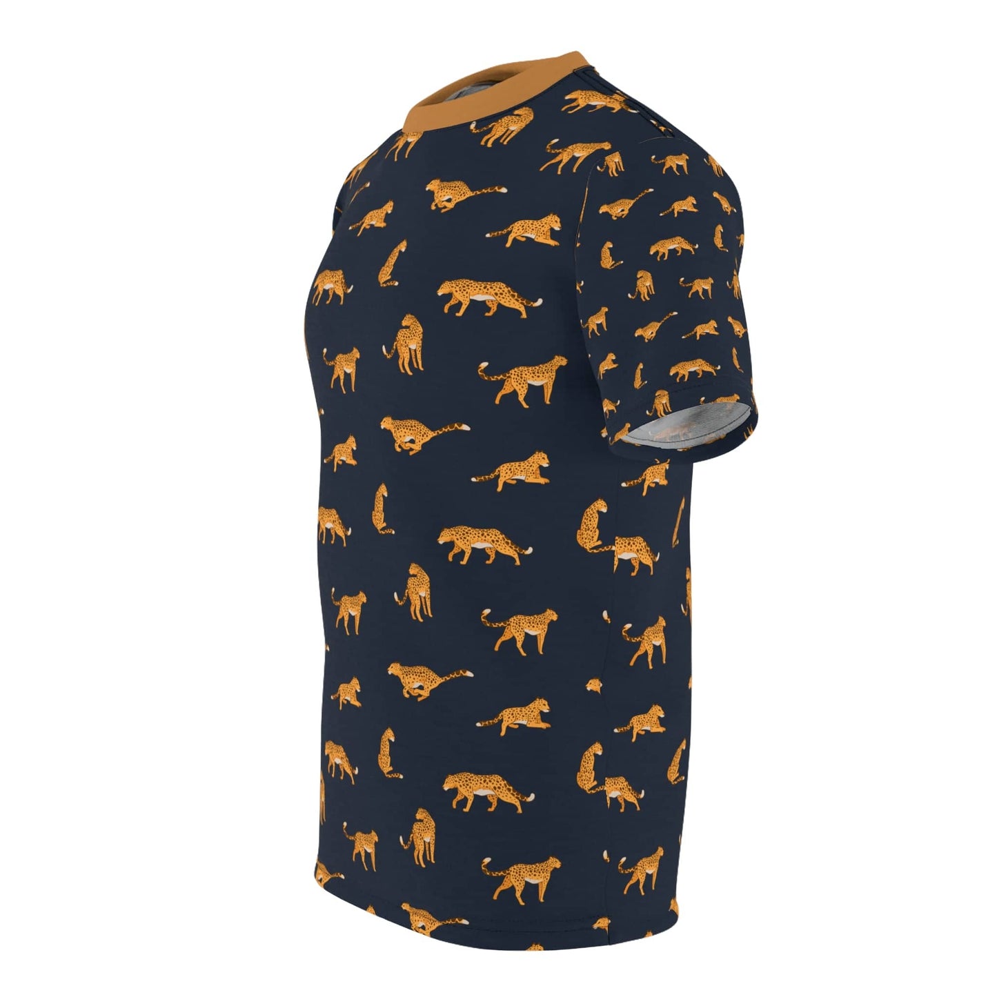 Leopard Unisex Cut & Sew Tee  -  Shipped from United States - Zion Legend Fashions