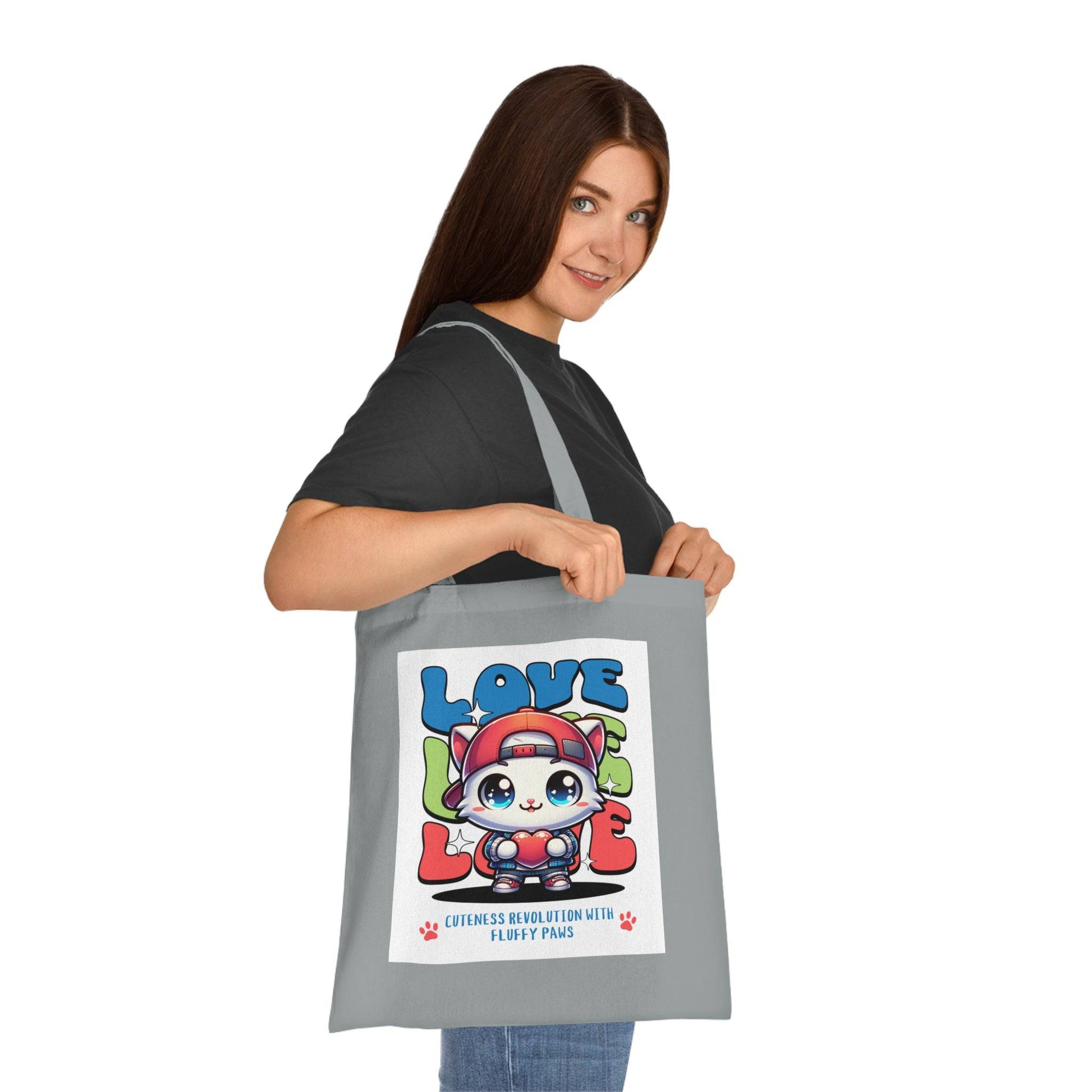 Love Bags Cotton Tote  -  Available UK and Europe Only - Zion Legend Fashions