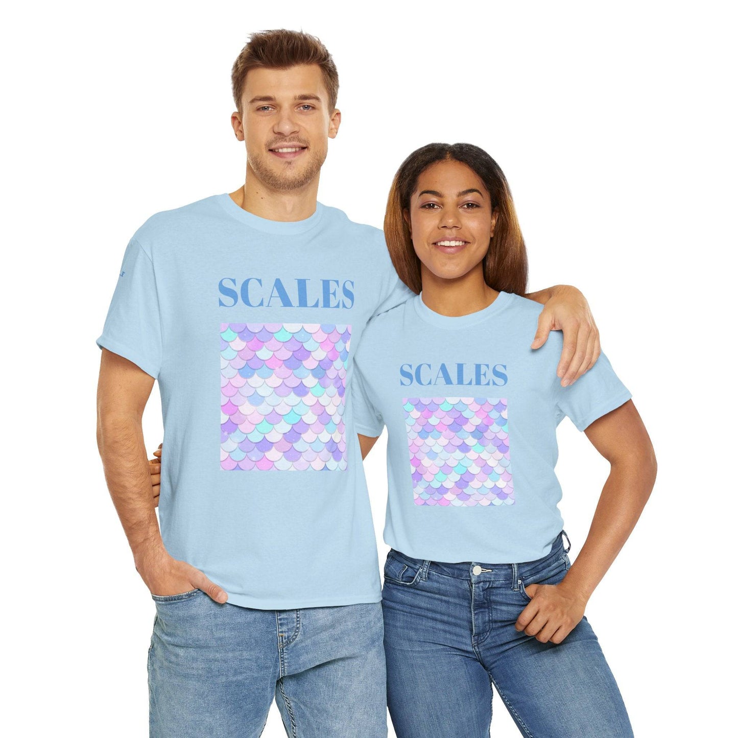 Vivacious Scales Unisex Heavy 100% Cotton Tee - Zion Legend Fashions