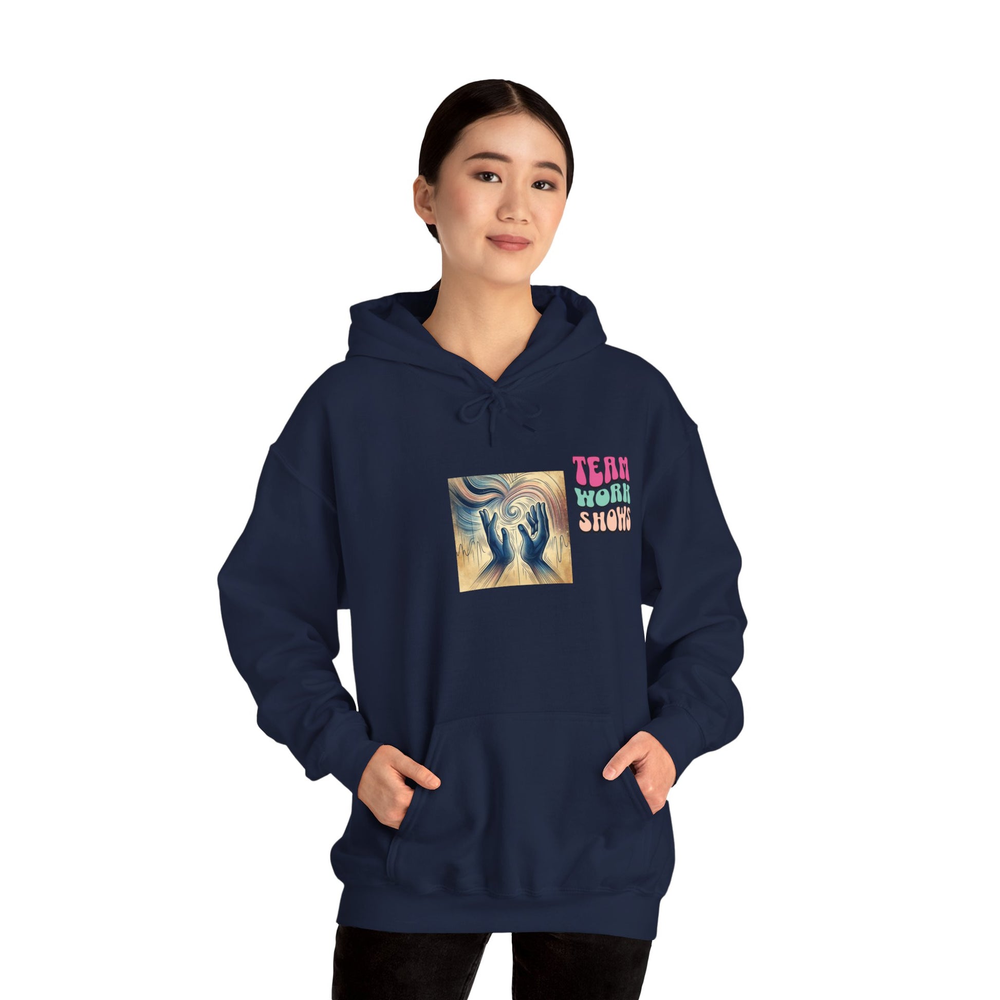 Team Work Unisex Heavy Blend™ Hooded Sweatshirt - Zion Legend Fashions