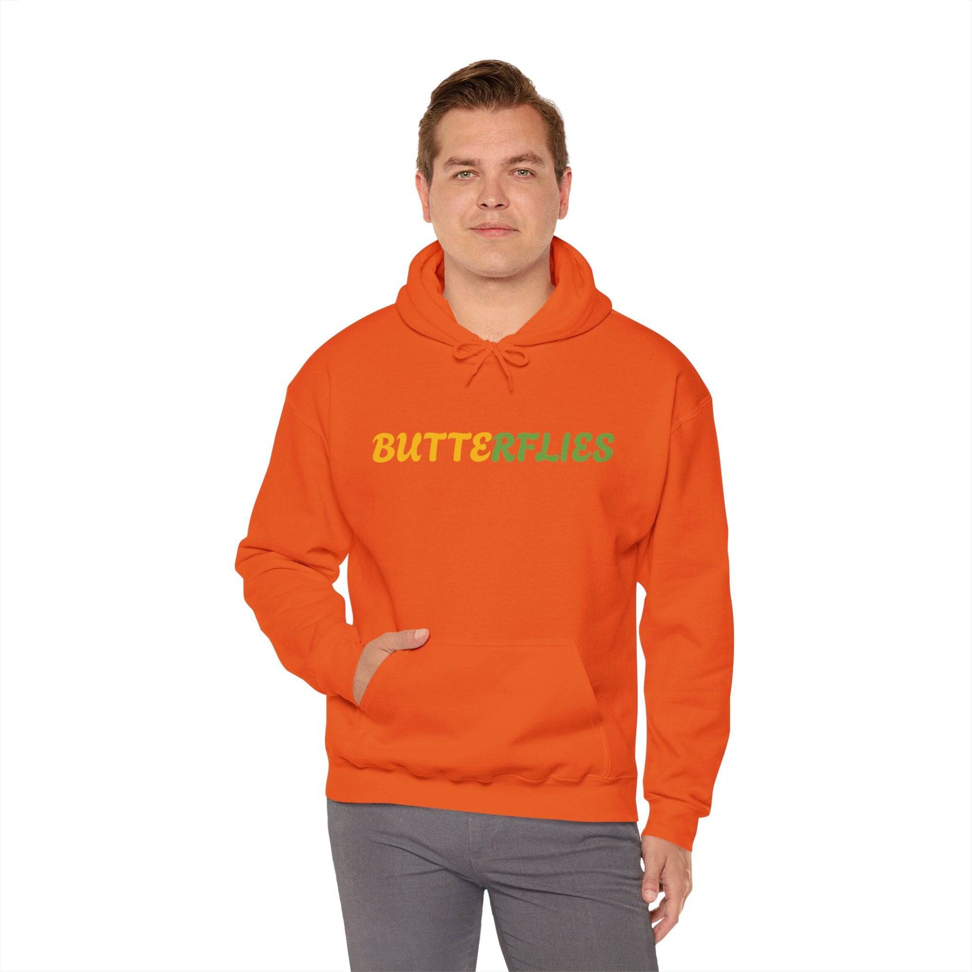 Butterflies Unisex Heavy Blend™ Hooded Sweatshirt - Zion Legend Fashions