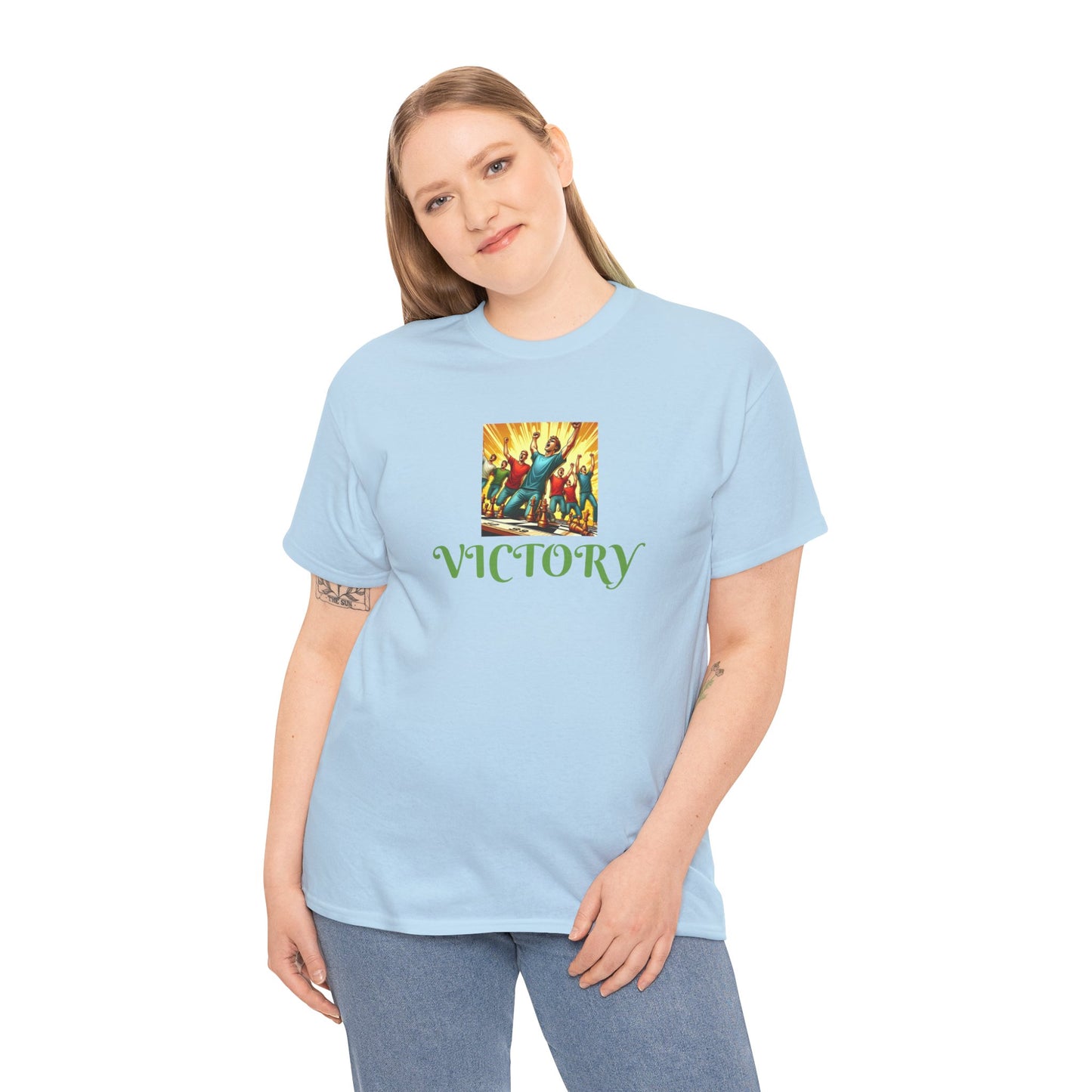 Victory Unisex Heavy Cotton Tee - Zion Legend Fashions