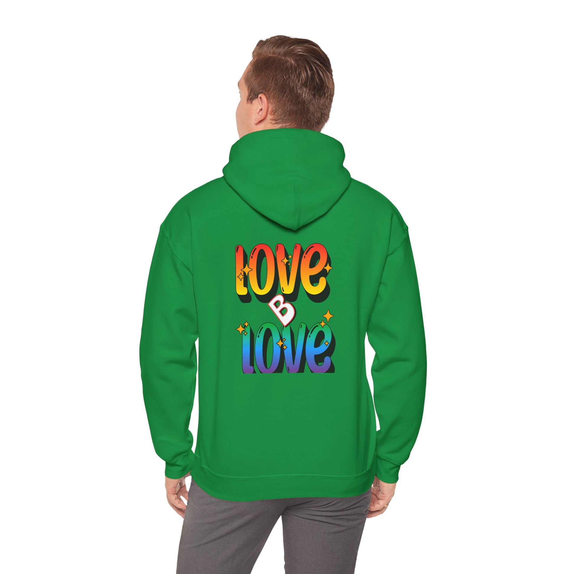 Love B Love  Vibrant colourful Unisex Heavy Hoodies sweatshirt - Zion Legend Fashions