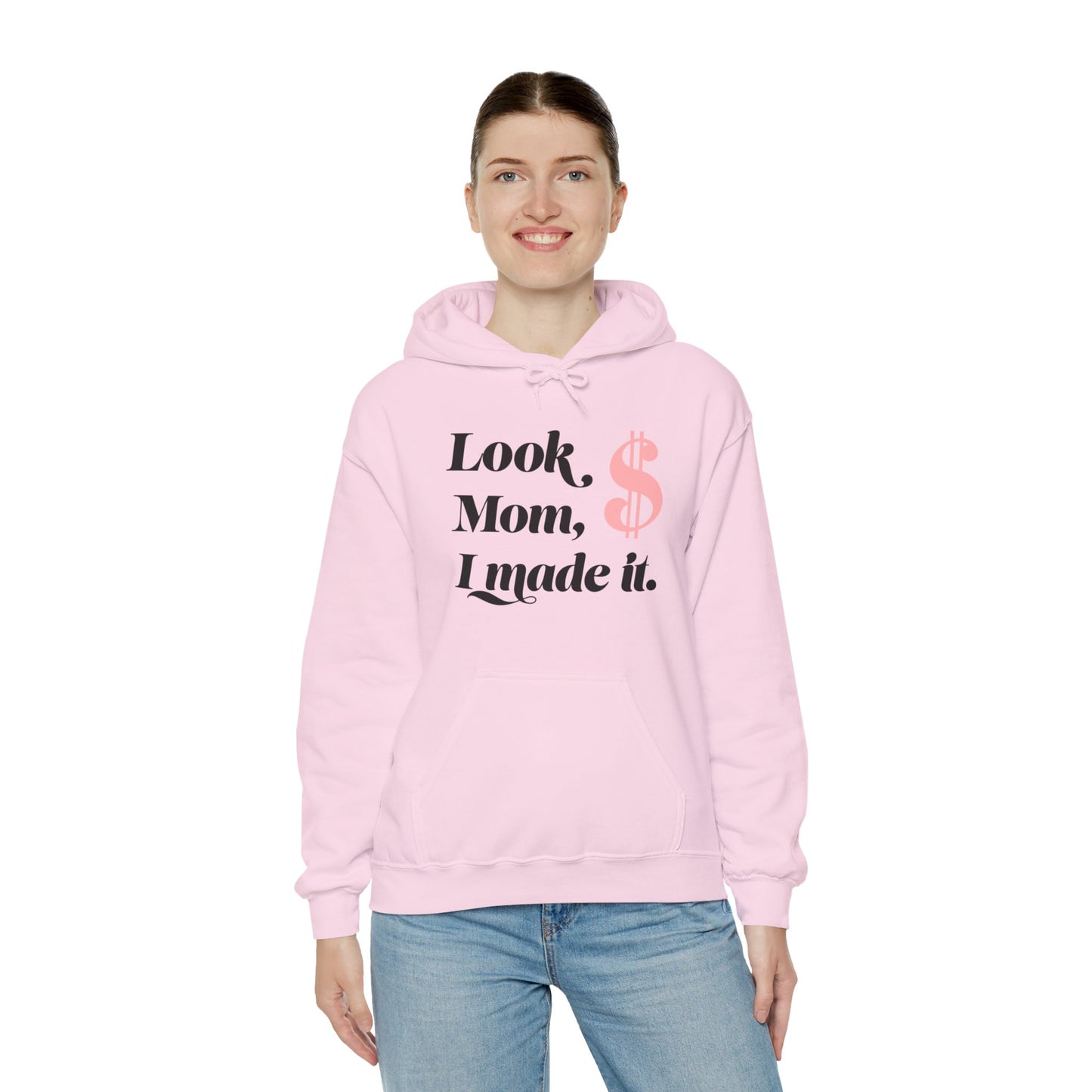 Look Mum  Unisex Heavy Blend™ Hooded Sweatshirt - Zion Legend Fashions